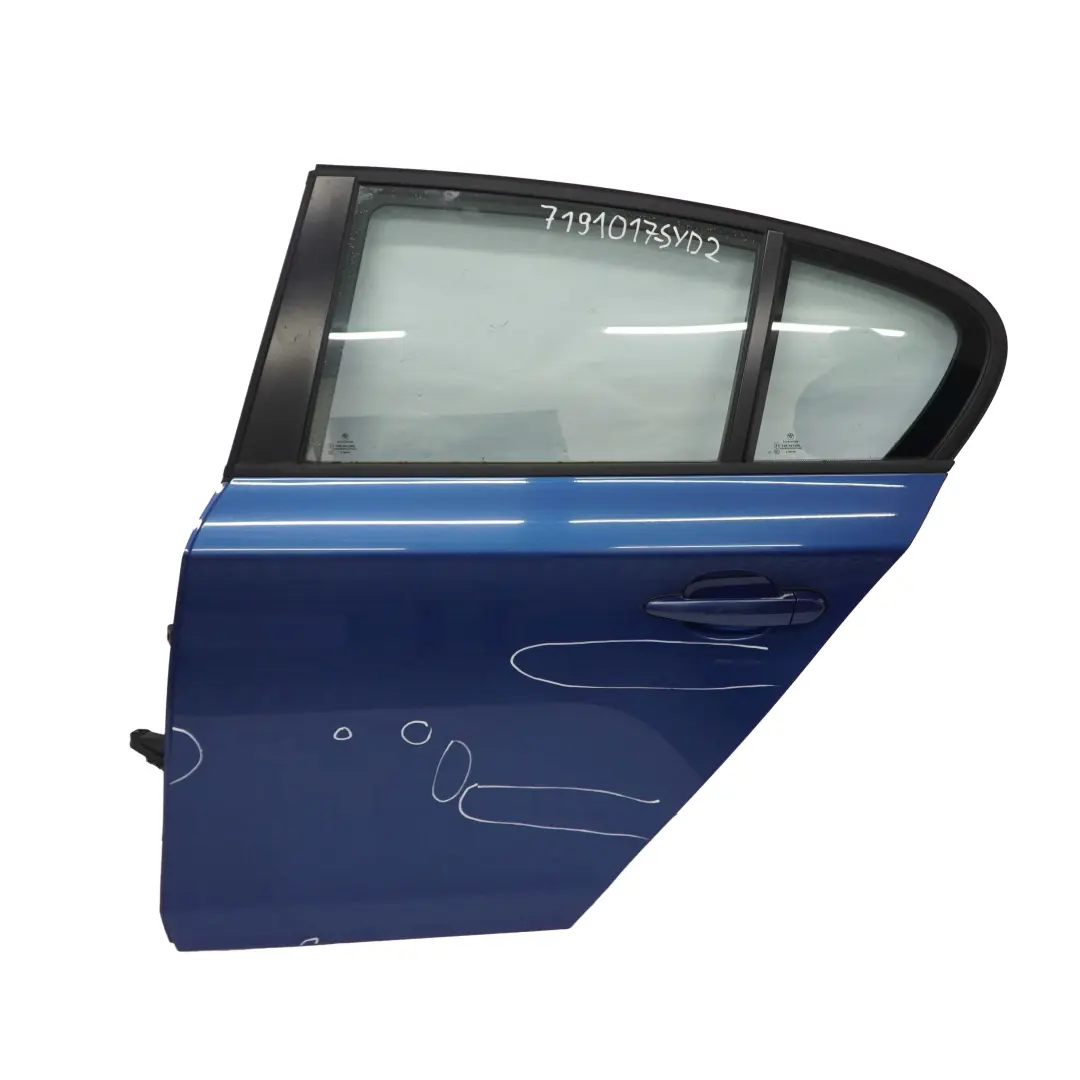 Puerta Trasera Izquierda Sydneyblau Sydney Blau Blue Metallic - A19 para BMW E87 con número de pieza 7191017 BMW E87 Puerta Trasera Izquierda Sydneyblau Sydney Blau Blue Metallic - A19 - SKU 7191017-SYD2 - Número de pieza 7191017