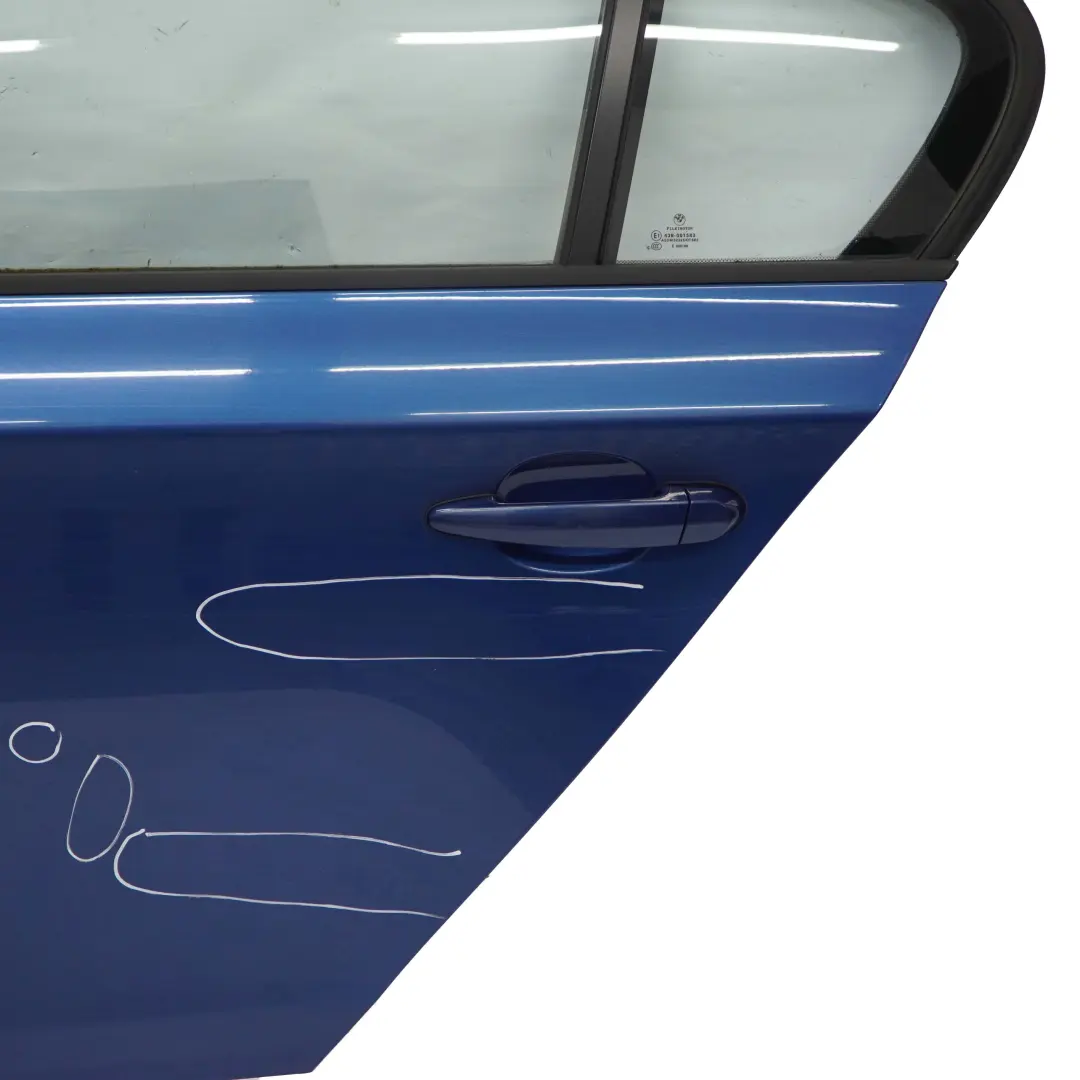 BMW 1 E87 Door Rear Left N/S Sydneyblau Sydney Blau Blue Metallic - A19 - SKU 7191017-SYD2 - Part number 7191017
