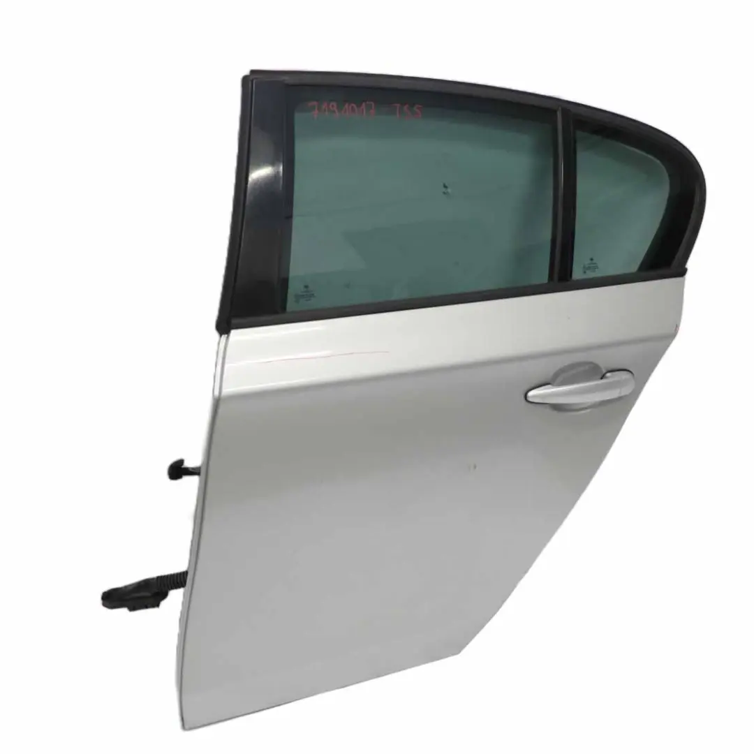 BMW E87 Porta Posteriore Sinistra Titansilber Silber Silver Metallic - 354 - SKU 7191017-TS5 - Numero di parte 7191017