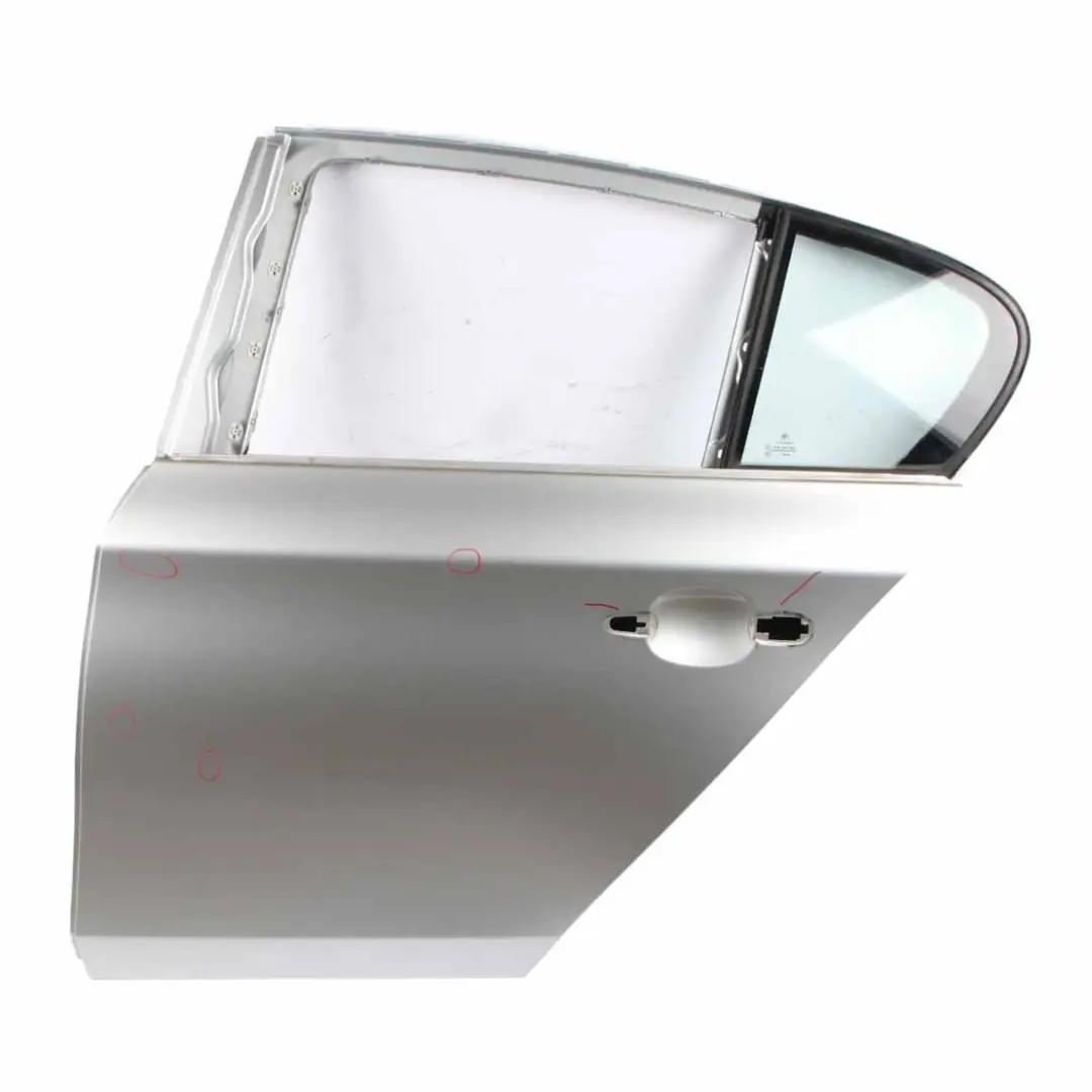 Door Rear Left N/S Titansilber Silber Silver Metallic - 354 to BMW E87 with Part number 7191017 BMW E87 Door Rear Left N/S Titansilber Silber Silver Metallic - 354 - SKU 7191017-TS6 - Part number 7191017