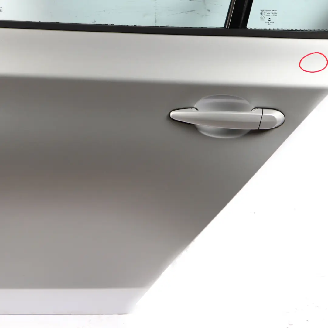 Door Rear Left N/S Titansilber Silber Silver Metallic - 354 to BMW 1 Series E87 7 with Part number 7191017 BMW 1 Series E87 7 Door Rear Left N/S Titansilber Silber Silver Metallic - 354 - SKU 7191017-TS7 - Part number 7191017