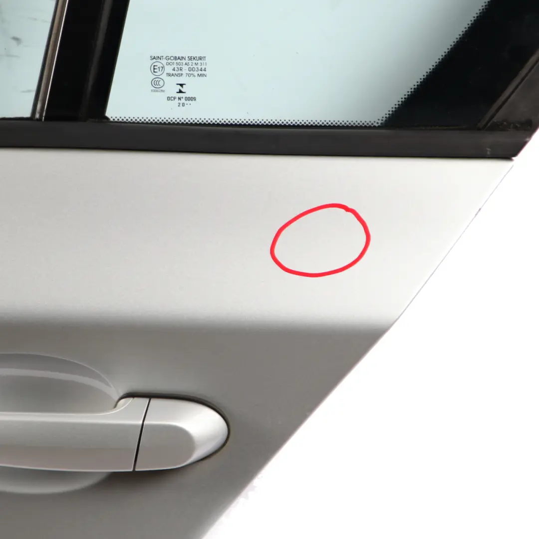 Door Rear Left N/S Titansilber Silber Silver Metallic - 354 to BMW 1 Series E87 7 with Part number 7191017 BMW 1 Series E87 7 Door Rear Left N/S Titansilber Silber Silver Metallic - 354 - SKU 7191017-TS7 - Part number 7191017