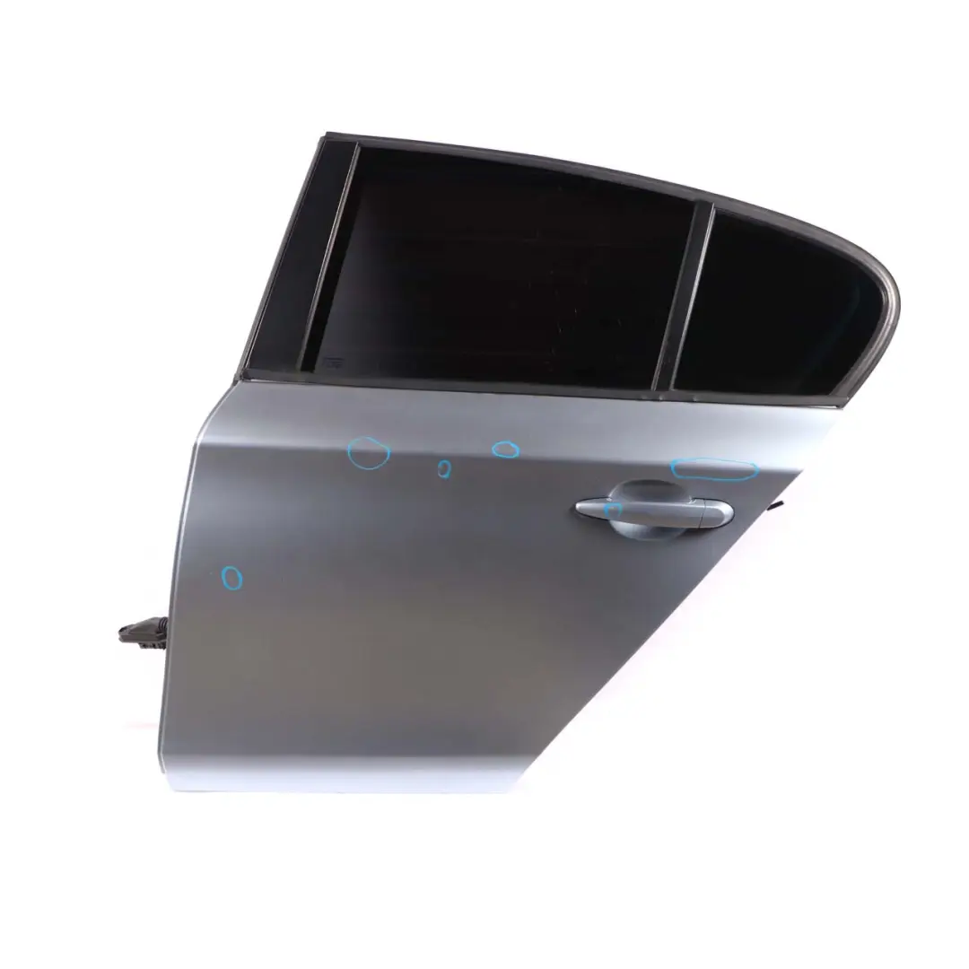 Door Rear Left N/S Bluewater Blue Water Metallic - 896 to BMW 1 Series E87 with Part number 7191017 BMW 1 Series E87 Door Rear Left N/S Bluewater Blue Water Metallic - 896 - SKU 7191017-WB - Part number 7191017
