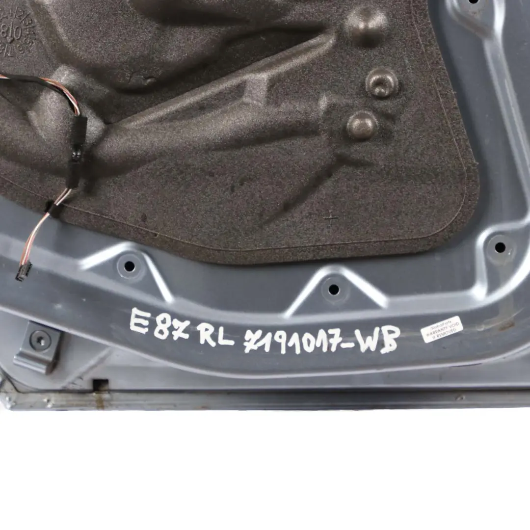 Door Rear Left N/S Bluewater Blue Water Metallic - 896 to BMW 1 Series E87 with Part number 7191017 BMW 1 Series E87 Door Rear Left N/S Bluewater Blue Water Metallic - 896 - SKU 7191017-WB - Part number 7191017