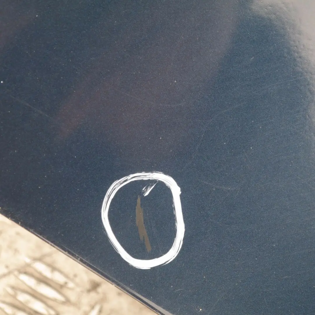 BMW 1 SERIES E87 E87N Door Rear Right O/S Tiefseeblau Deep Sea Blue Metallic A76 - SKU 7191018-DSB - Part number 7191018