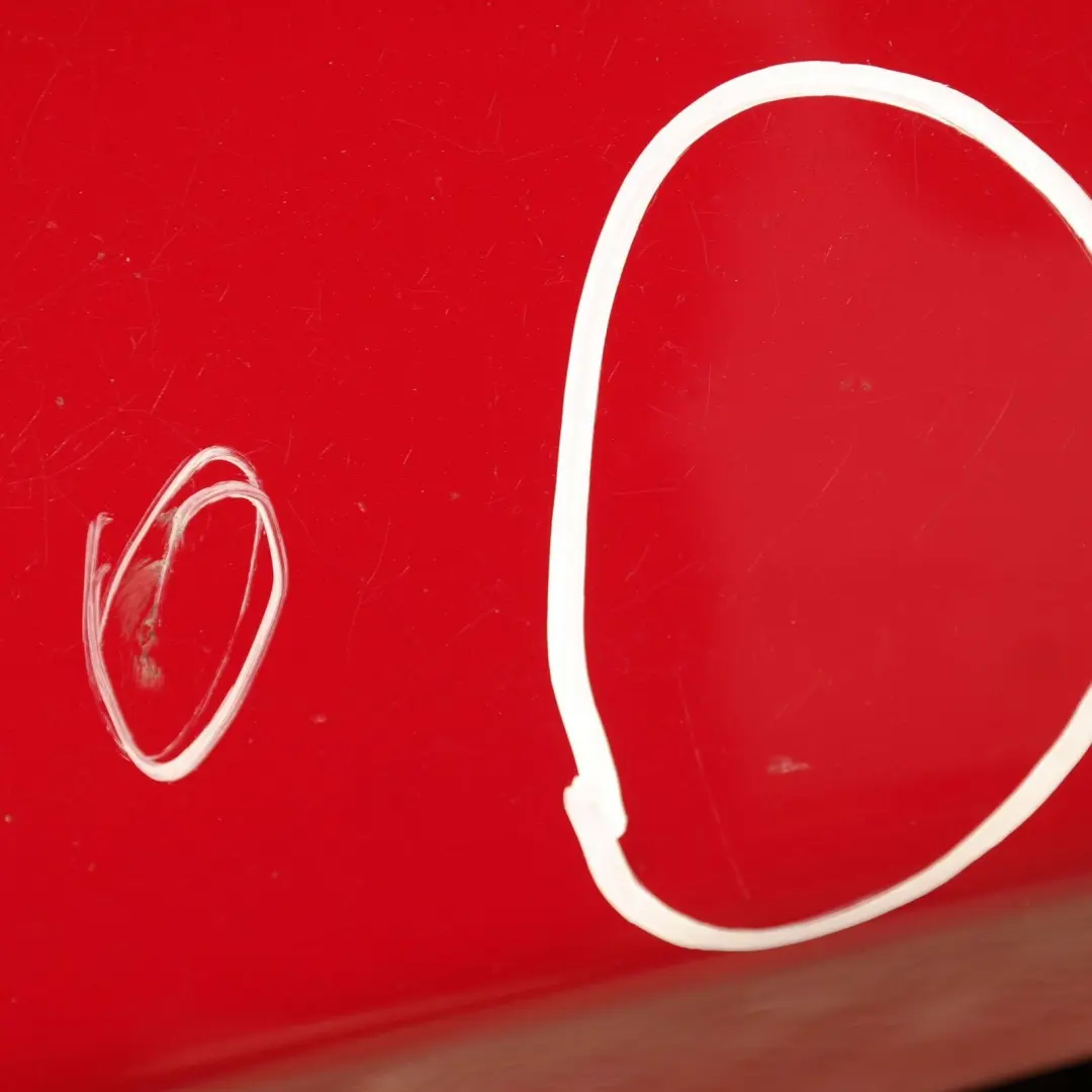 Puerta trasera derecha Karmesinrot Red Rot - A61 para BMW E87 con número de pieza 41527191018 BMW E87 Puerta trasera derecha Karmesinrot Red Rot - A61 - SKU 7191018-KAR2 - Número de pieza 41527191018