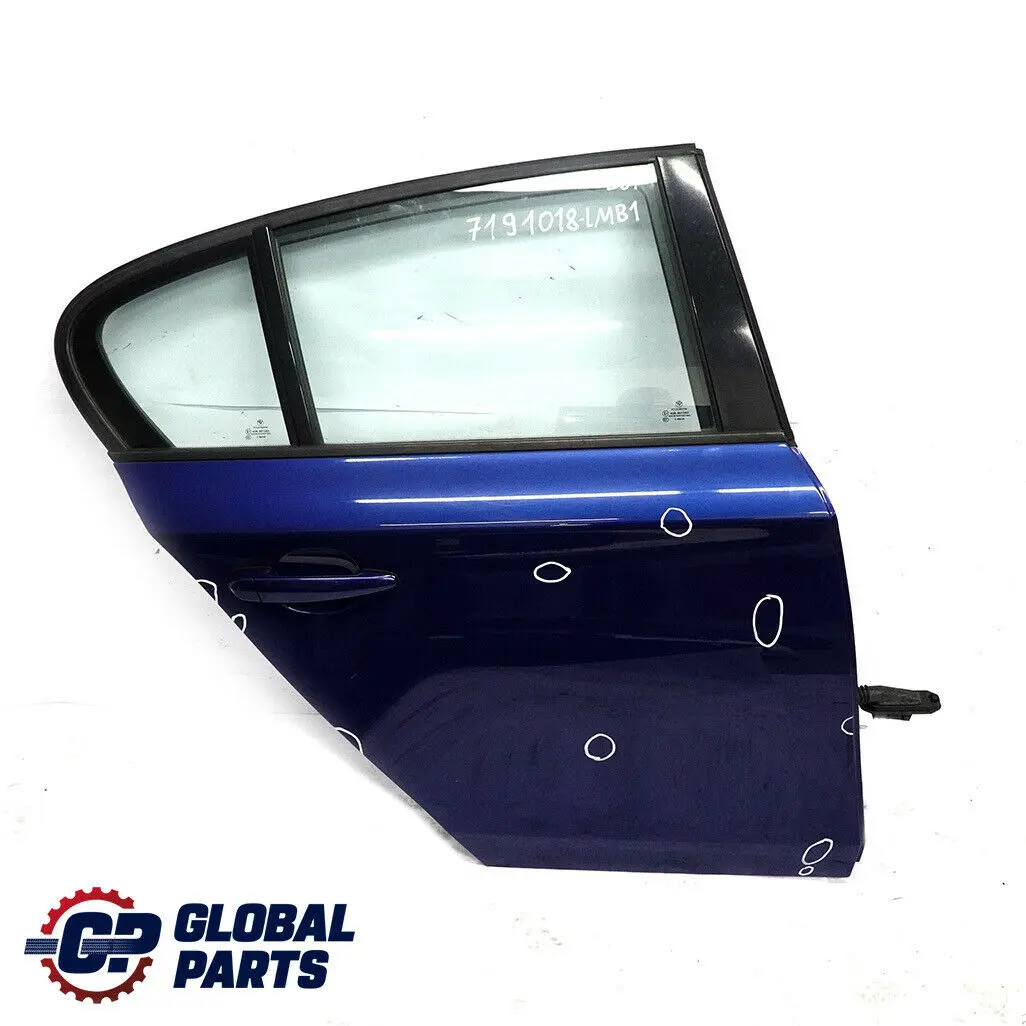 BMW 1 Series E87 1 Door Rear Right O/S Le Mans Blau Blue Metallic - 381 - SKU 7191018-LMB1 - Part number 7191018-LMB1