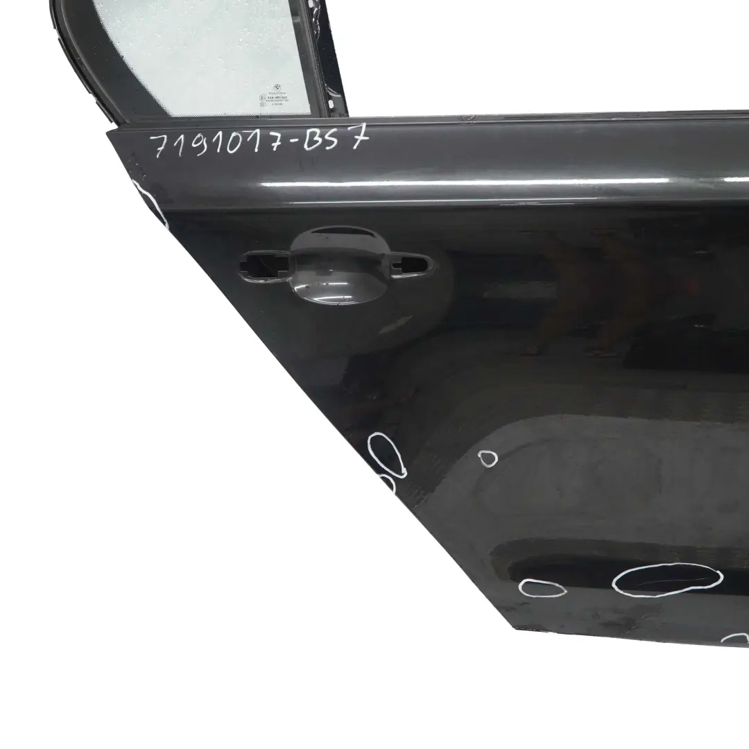 BMW E87 Porte Arriere Droite Noir Saphir Metallise - 475 - SKU 7191018-BS1 - Numéro de pièce 7191018