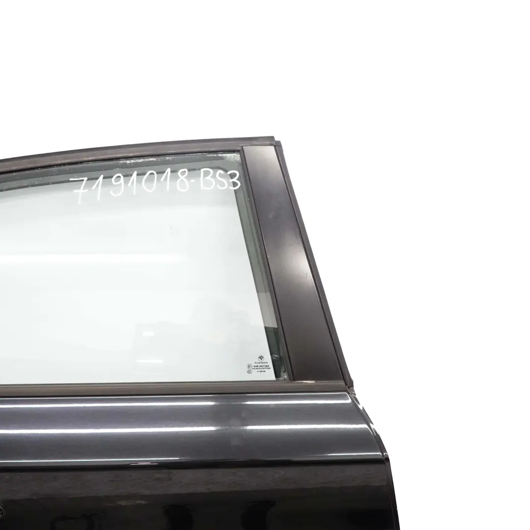 BMW E87 Door Rear Right O/S Black Sapphire Metallic - 475 - SKU 7191018-BS3 - Part number 7191018