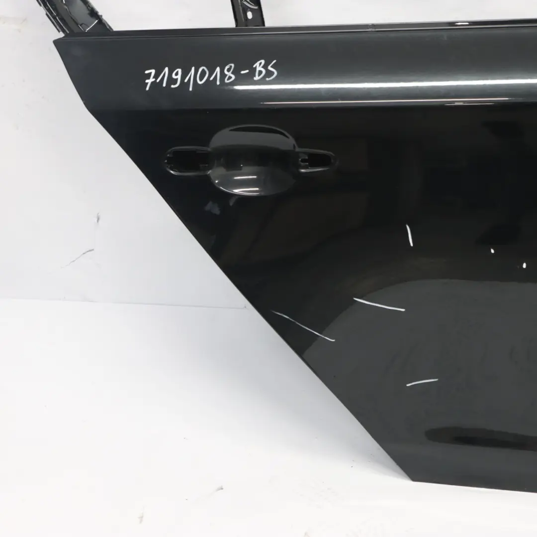BMW E87 Door Rear Right O/S Black Sapphire Metallic - 475 - SKU 7191018-BS - Part number 7191018