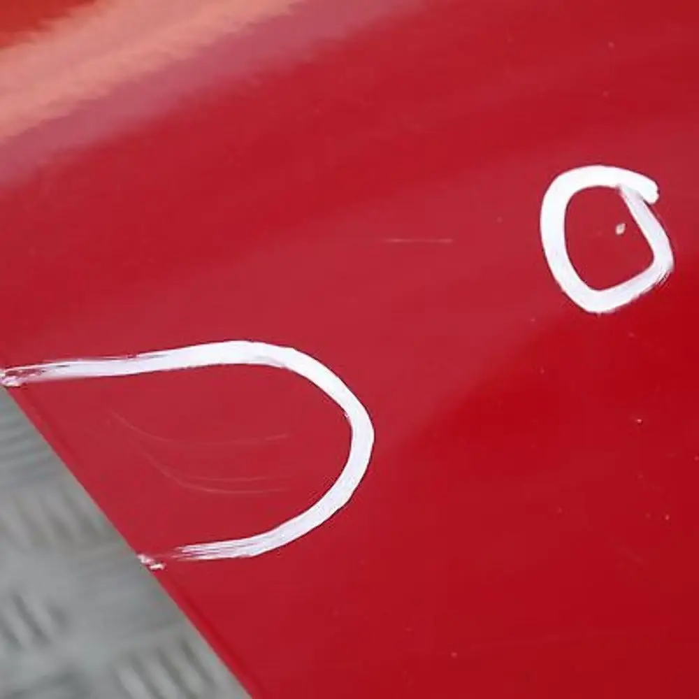 BMW E87 E87N Puerta Trasera Derecha Karmesinrot Karmesin Red Rot - A61 - SKU 7191018-KAR - Número de pieza 41527132342