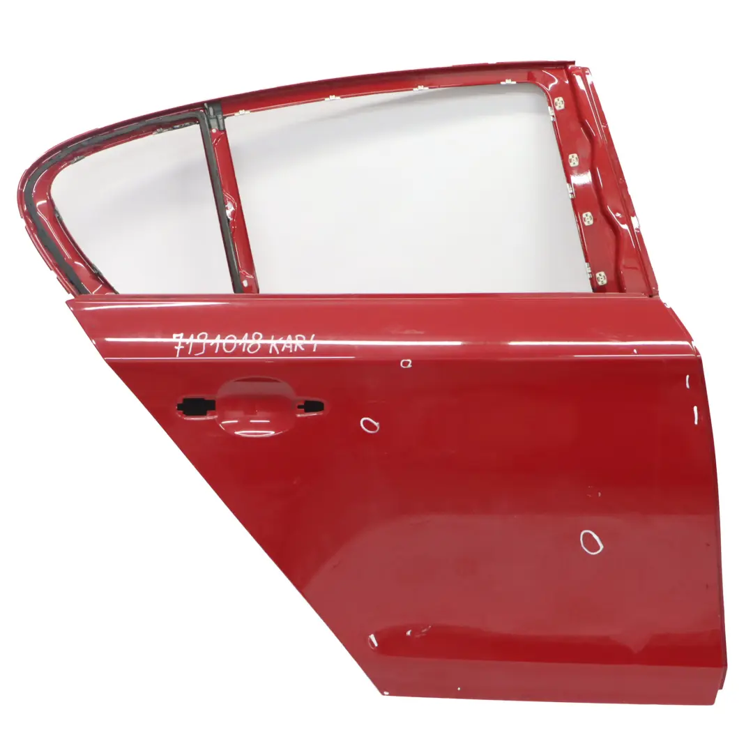 Portiera Posteriore Destra Rosso-Cremisi Karmesin Rosso - A61 per BMW E87 con numero di parte 7191018 BMW E87 Portiera Posteriore Destra Rosso-Cremisi Karmesin Rosso - A61 - SKU 7191018-KAR4 - Numero di parte 7191018
