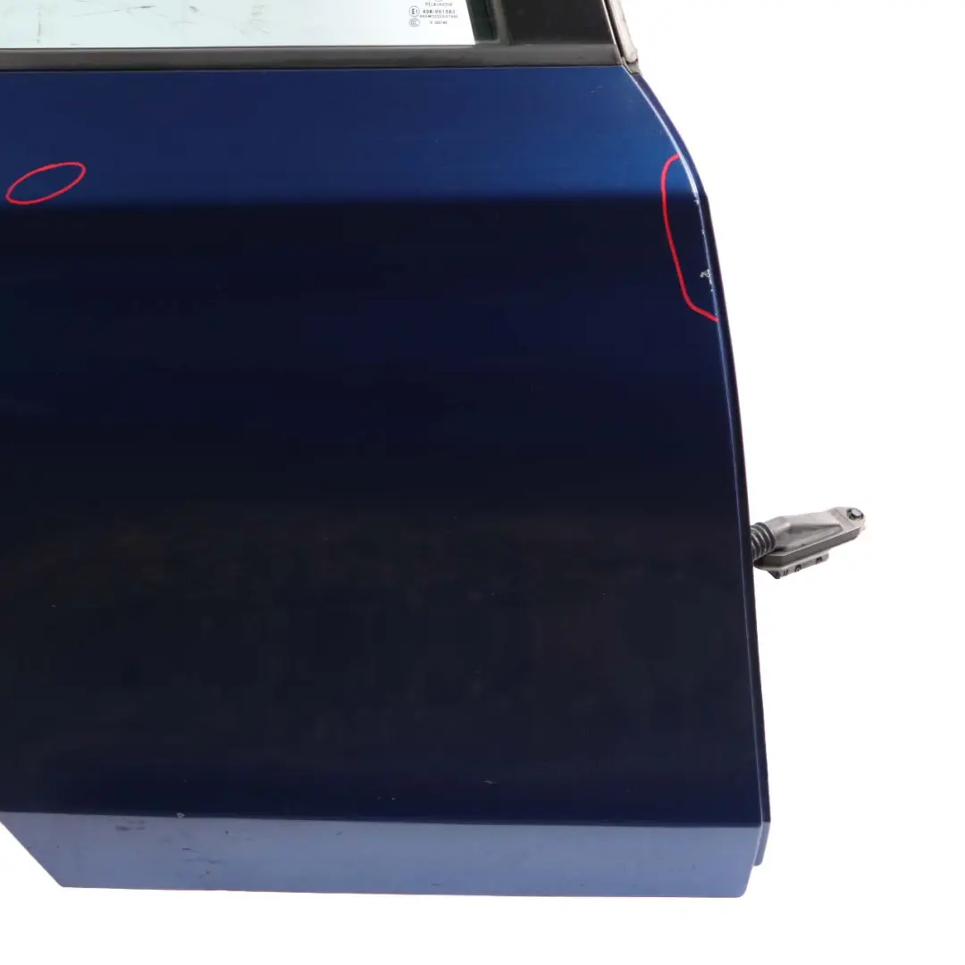 Door Rear Right O/S Le Mans Blau Blue Metallic - 381 to BMW 1 Series E87 5 with Part number 7191018 BMW 1 Series E87 5 Door Rear Right O/S Le Mans Blau Blue Metallic - 381 - SKU 7191018-LMB5 - Part number 7191018