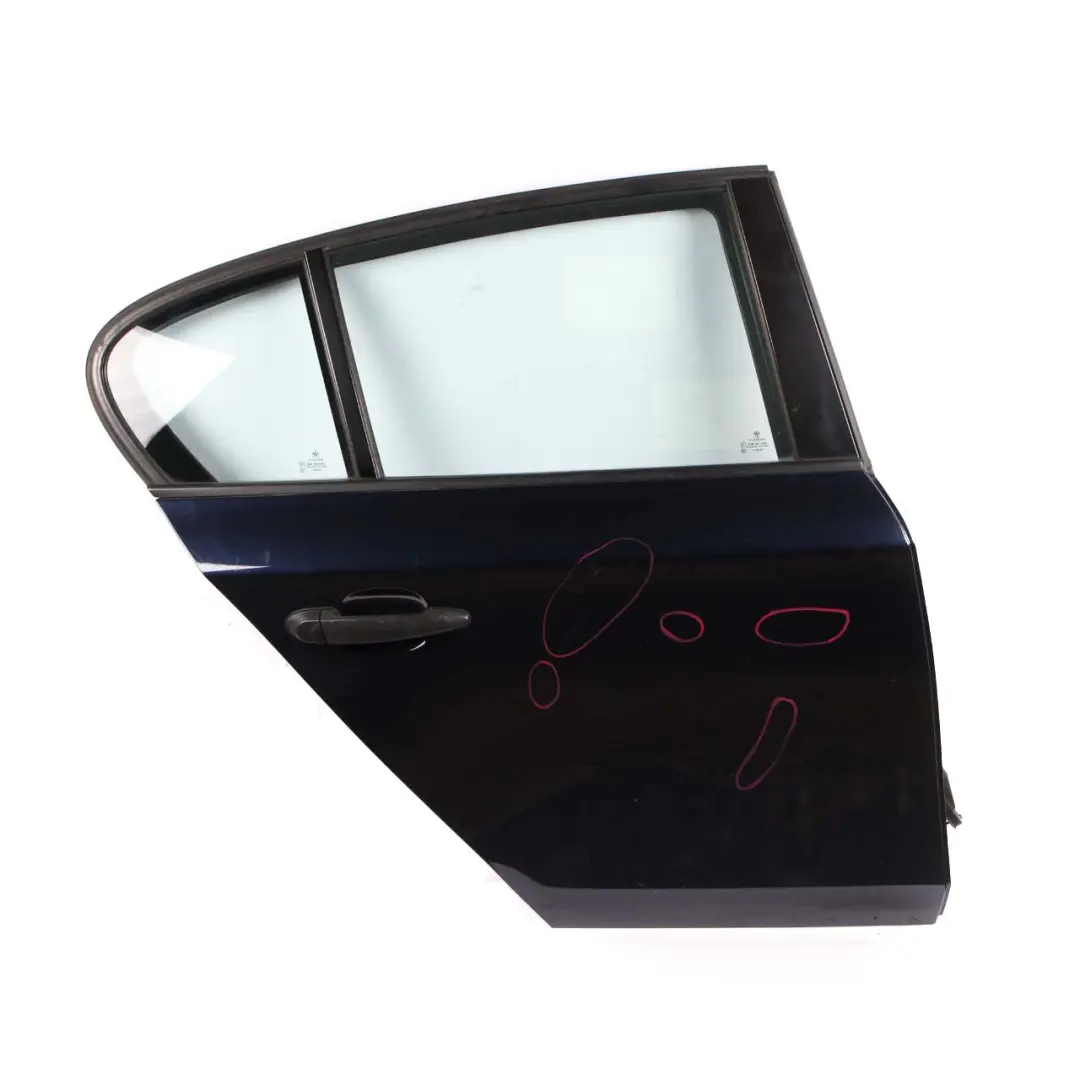 Door Rear Right O/S Monacoblau Monaco Blue Metallic - A35 to BMW 1 E87 with Part number 7191018 BMW 1 E87 Door Rear Right O/S Monacoblau Monaco Blue Metallic - A35 - SKU 7191018-MB1 - Part number 7191018