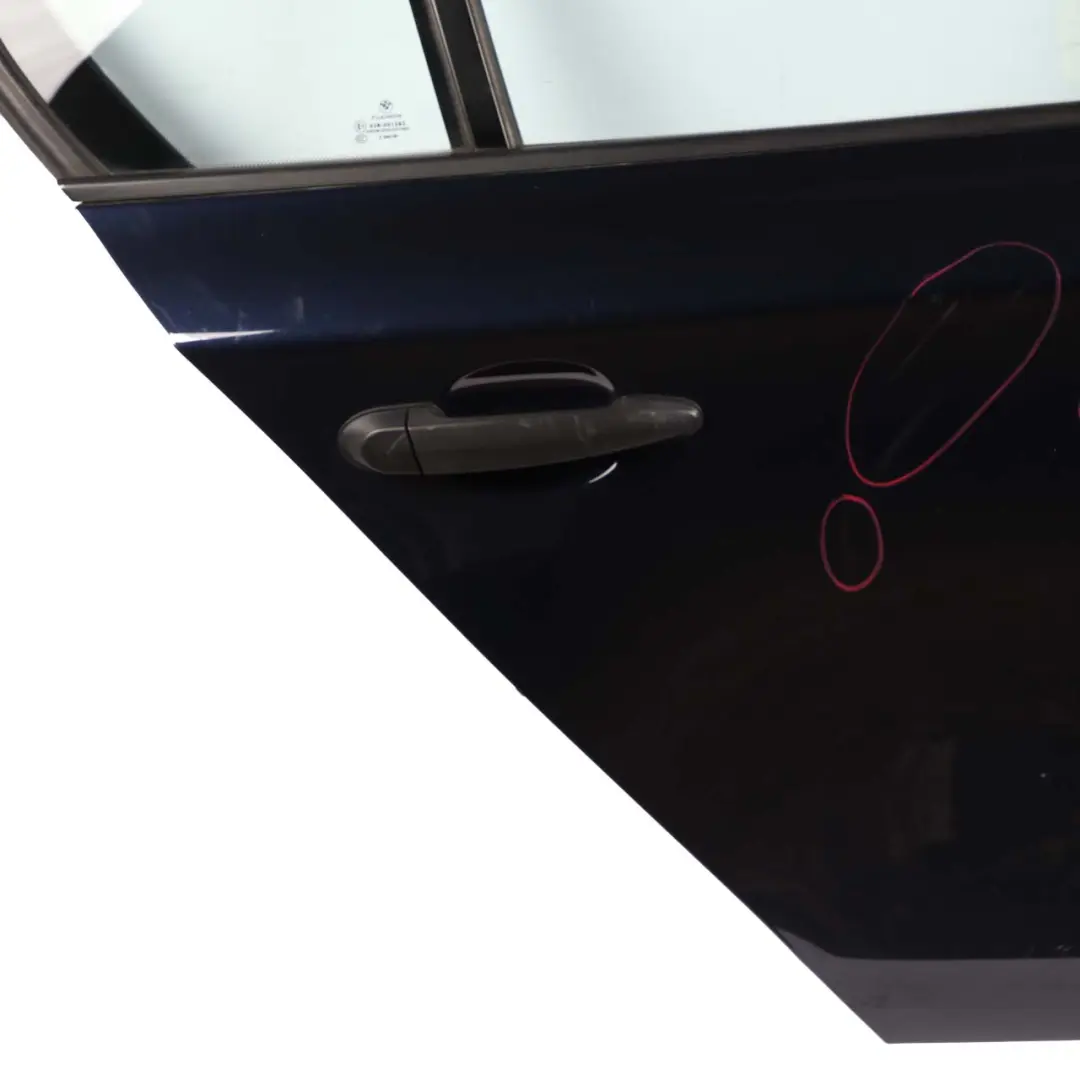 Door Rear Right O/S Monacoblau Monaco Blue Metallic - A35 to BMW 1 E87 with Part number 7191018 BMW 1 E87 Door Rear Right O/S Monacoblau Monaco Blue Metallic - A35 - SKU 7191018-MB1 - Part number 7191018