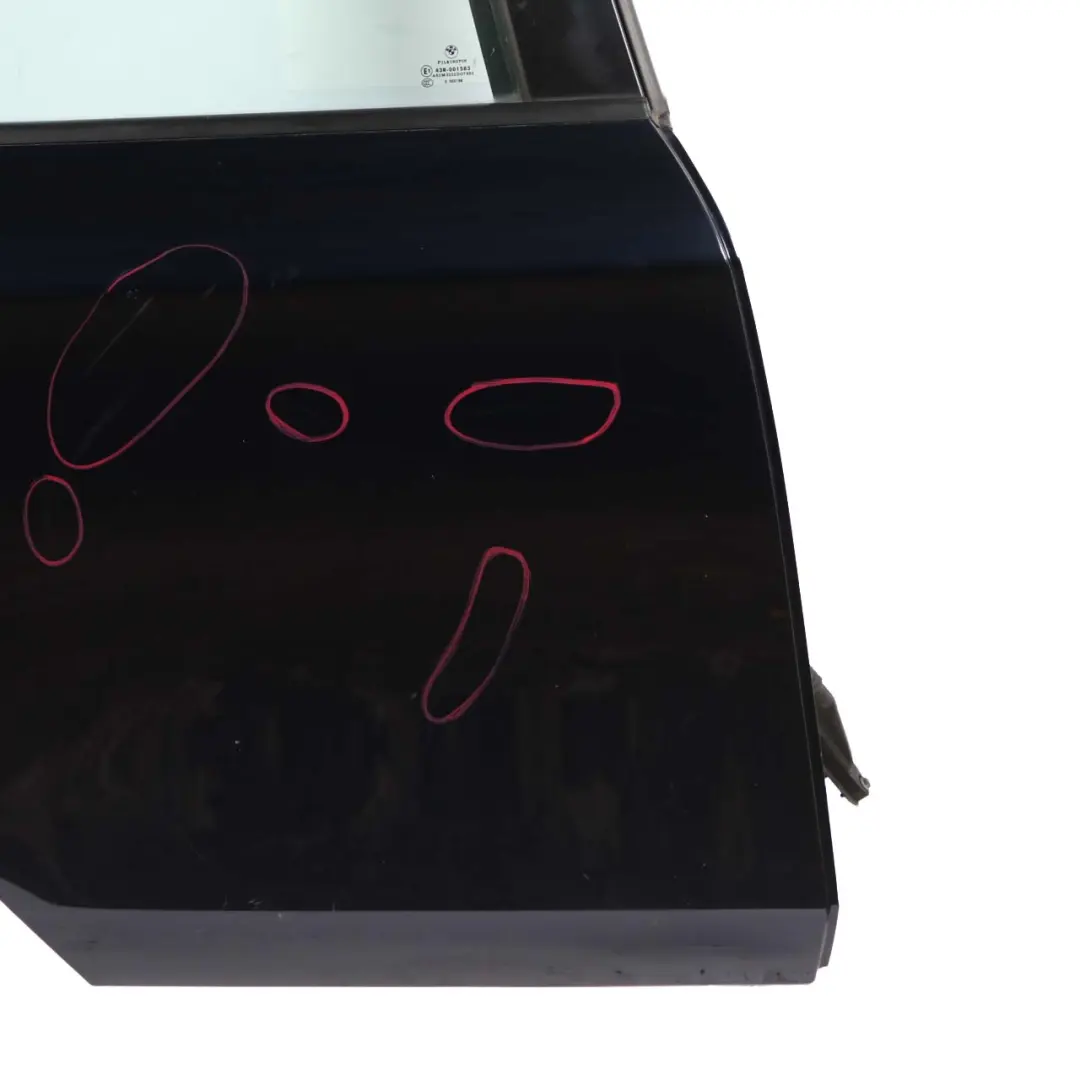 BMW 1 E87 Door Rear Right O/S Monacoblau Monaco Blue Metallic - A35 - SKU 7191018-MB1 - Part number 7191018