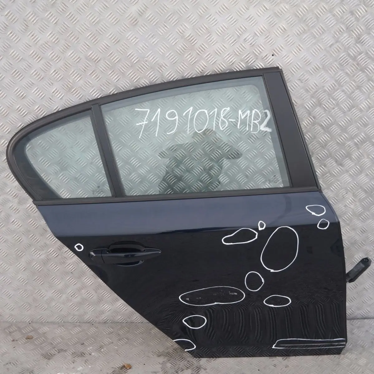 £BMW 1 SERIES 2 E87 E87N Door Rear Right O/S MONACOBLAU BLUE METALLIC - A35