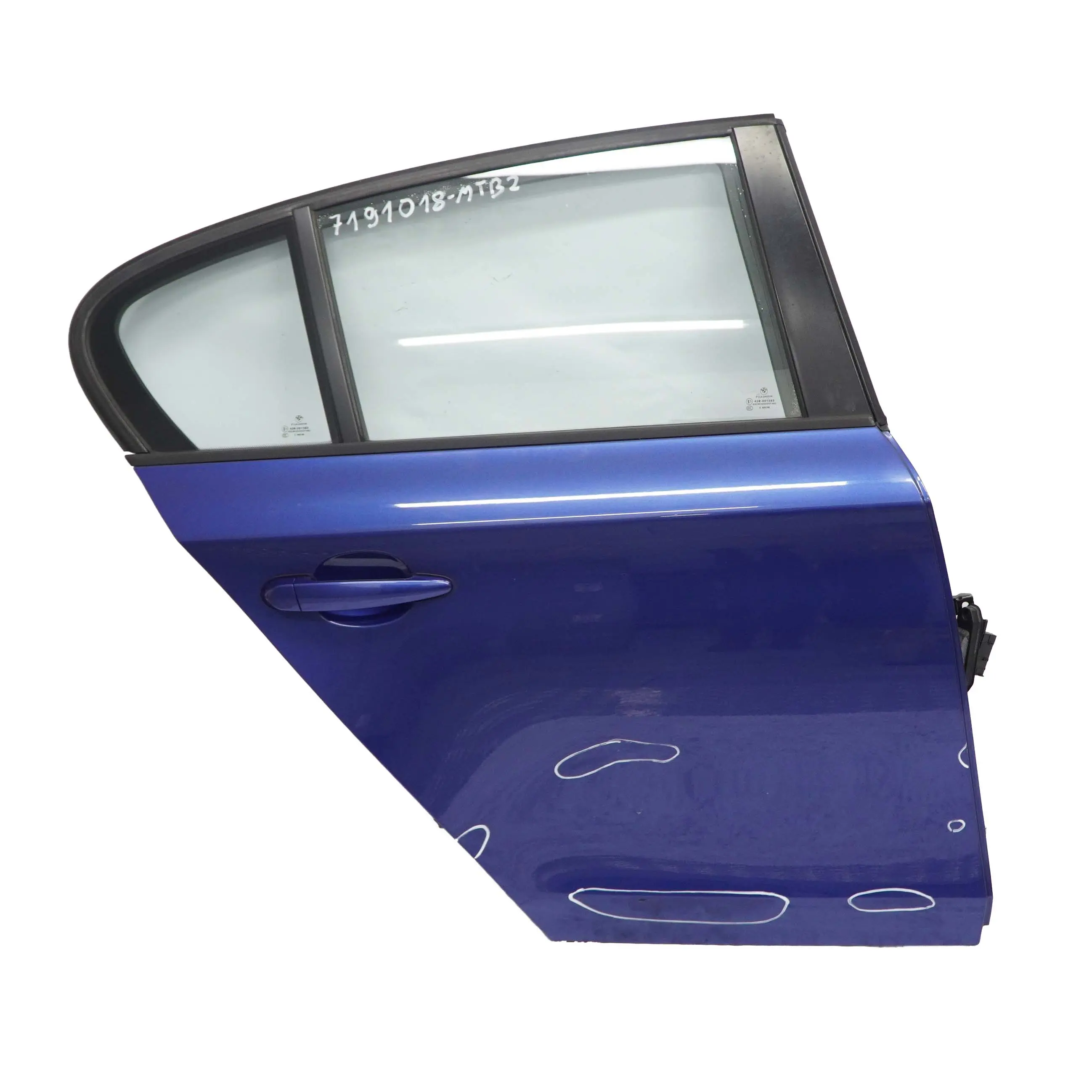 BMW E87 2 Porta Posteriore Destra Montegoblau Metallizzato - A51