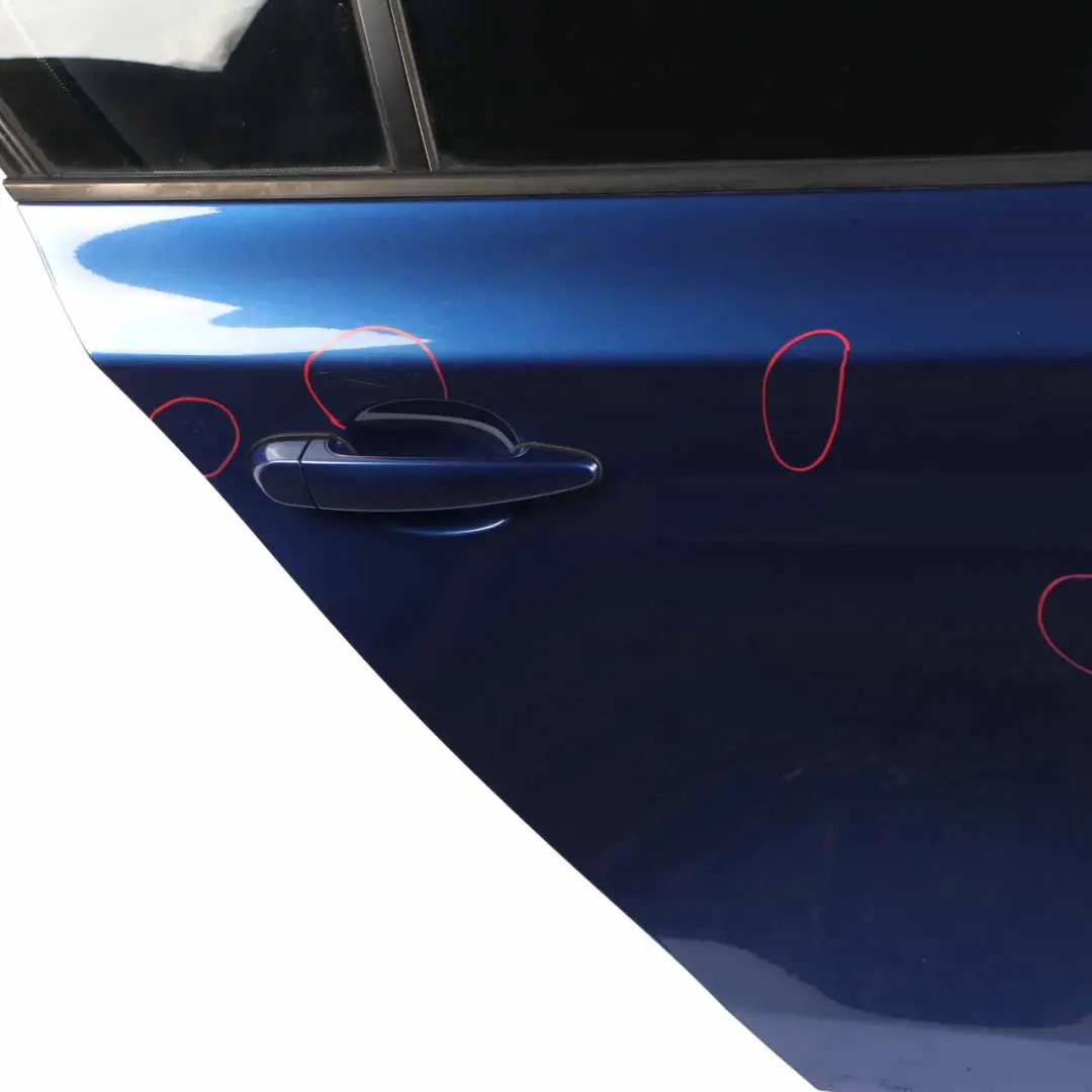 Door Rear Right O/S Montegoblau Montego Blue Metallic - A51 to BMW E87 E87N with Part number 41527191018 BMW E87 E87N Door Rear Right O/S Montegoblau Montego Blue Metallic - A51 - SKU 7191018-MTB3 - Part number 41527191018