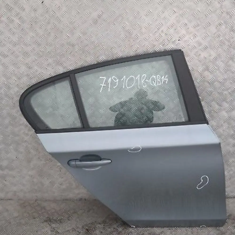 BMW 1 SERIES 14 E87 E87N Door rear right O/S Quarzblau Blau Blue Metallic A18 - SKU 7191018-QB14 - Part number 7191018