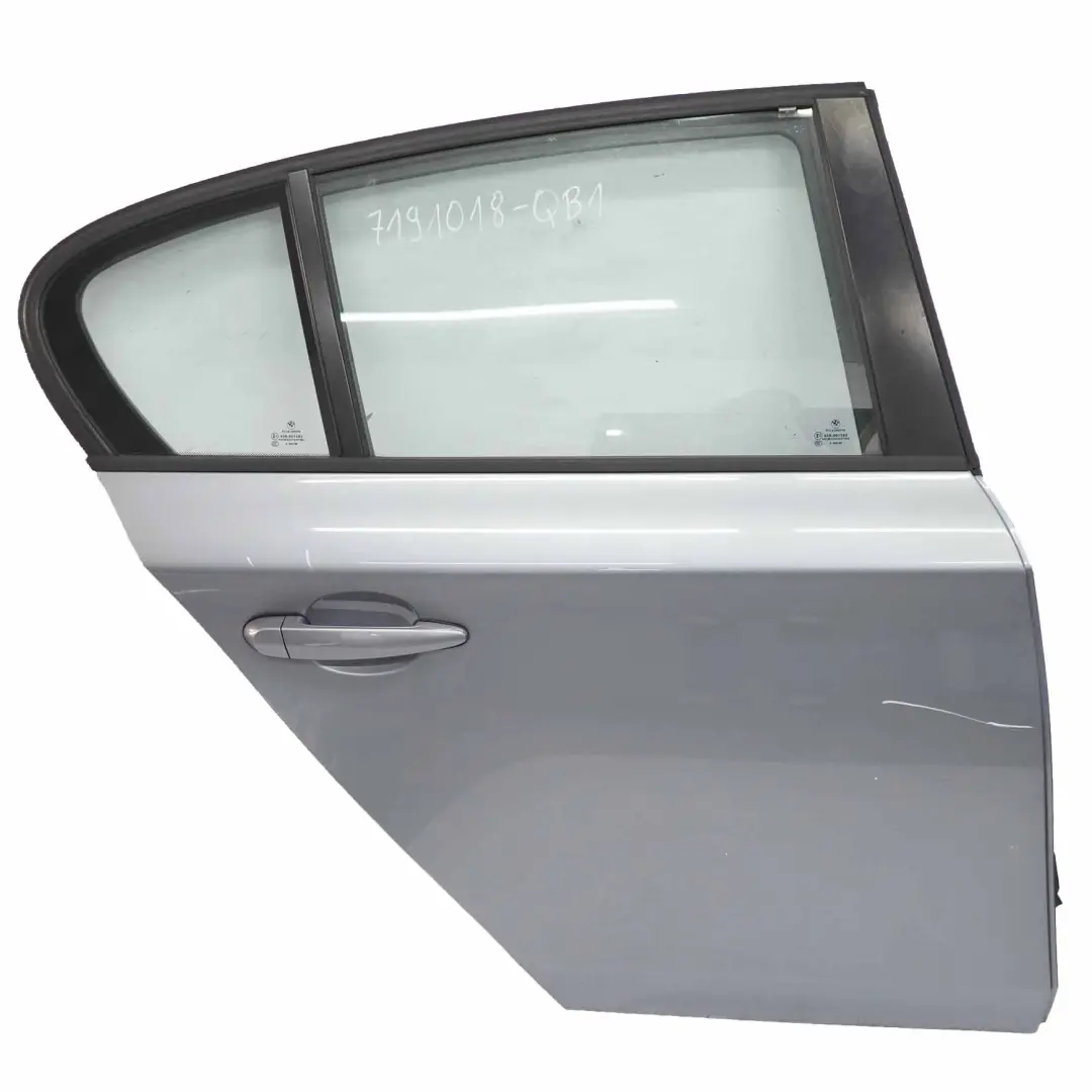 Door Rear Right O/S Quarzblau Blau Blue Metallic - A18 to BMW E87 with Part number 7191018 BMW E87 Door Rear Right O/S Quarzblau Blau Blue Metallic - A18 - SKU 7191018-QB1 - Part number 7191018