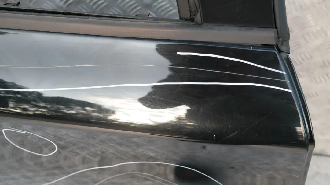 BMW 1 er E87 LCI Beifahrer Tür hinten rechts Schwarz 2 - SKU 7191018-SCH10 - Teilenummer 41527191018
