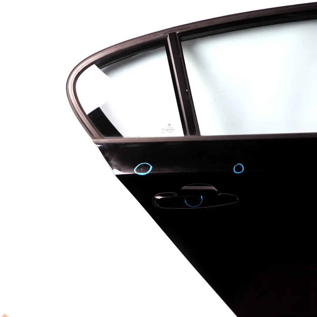 BMW 1 Series 3 E87 Door Rear Right O/S Schwarz 2 Black - 668 - SKU 7191018-SCH3 - Part number 7191018