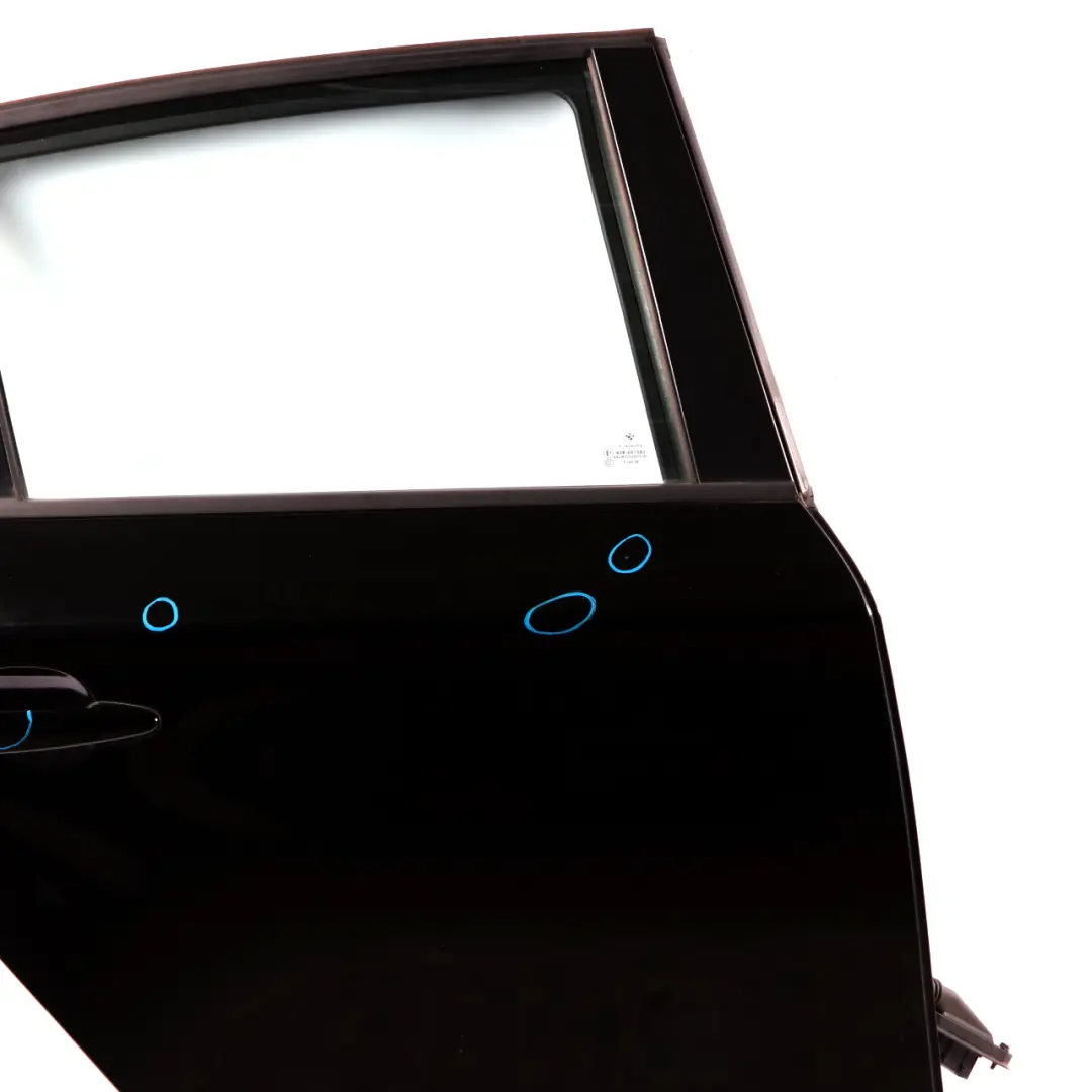 Door Rear Right O/S Schwarz 2 Black - 668 to BMW 1 Series 3 E87 with Part number 7191018 BMW 1 Series 3 E87 Door Rear Right O/S Schwarz 2 Black - 668 - SKU 7191018-SCH3 - Part number 7191018
