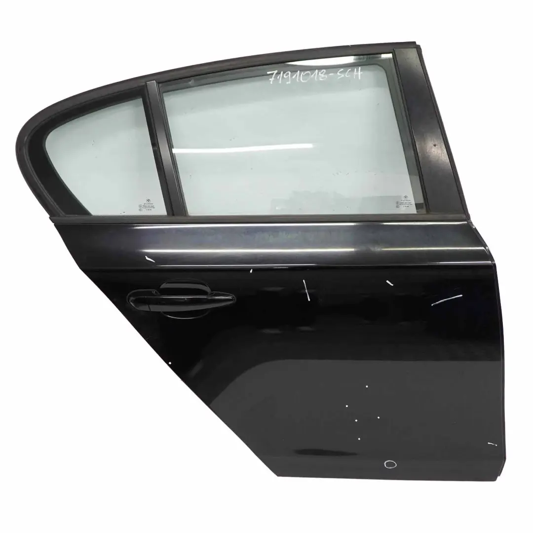 BMW E87 LCI Tür Hinten Rechts Schwarz 2 - 668 - SKU 7191018-SCH - Teilenummer 7191018
