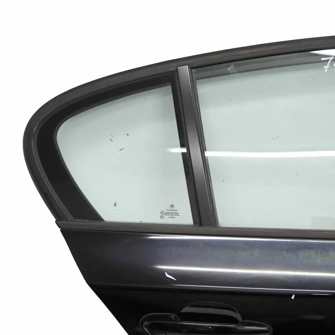 Door Rear Right O/S Schwarz 2 Black II - 668 to BMW 1 Series E87 with Part number 7191018 BMW 1 Series E87 Door Rear Right O/S Schwarz 2 Black II - 668 - SKU 7191018-SCH - Part number 7191018