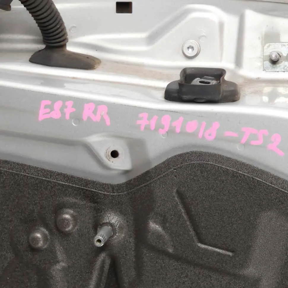 BMW 1 Series E87 Door Rear Right O/S Titansilber Titan Silver Metallic 354 - SKU 7191018-TS2 - Part number 7191018