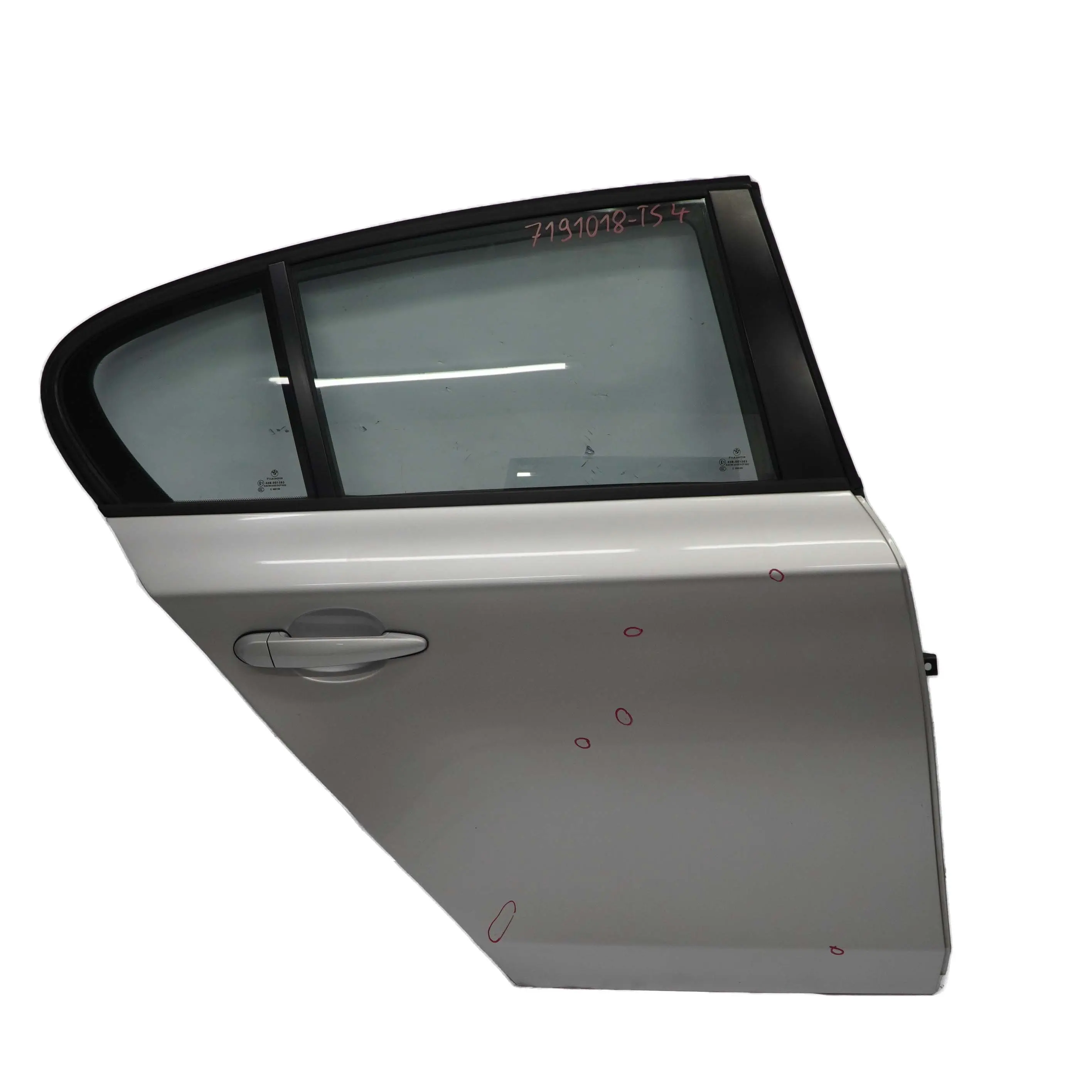 BMW E87 Porte Arriere Droite Argent Titane Argent Metallise 354