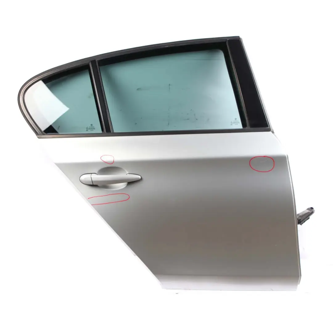 Door Rear Right O/S Titansilber Titan Silver Metallic - 354 to BMW 1 E87 6 with Part number 7191018 BMW 1 E87 6 Door Rear Right O/S Titansilber Titan Silver Metallic - 354 - SKU 7191018-TS6 - Part number 7191018