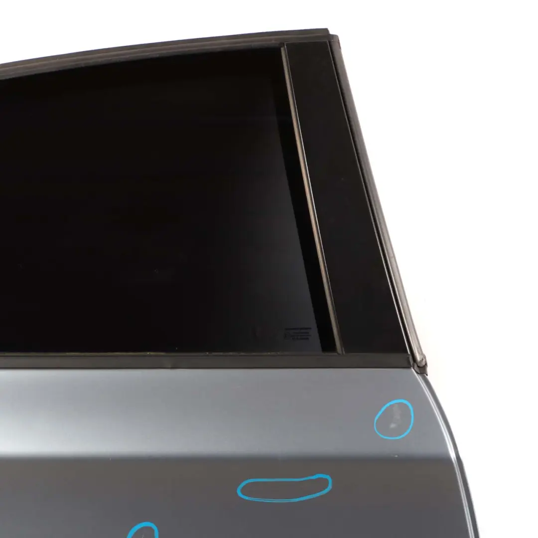 Door Rear Right O/S Bluewater Blue Water Metallic - 896 to BMW 1 Series E87 with Part number 7191018 BMW 1 Series E87 Door Rear Right O/S Bluewater Blue Water Metallic - 896 - SKU 7191018-WB - Part number 7191018