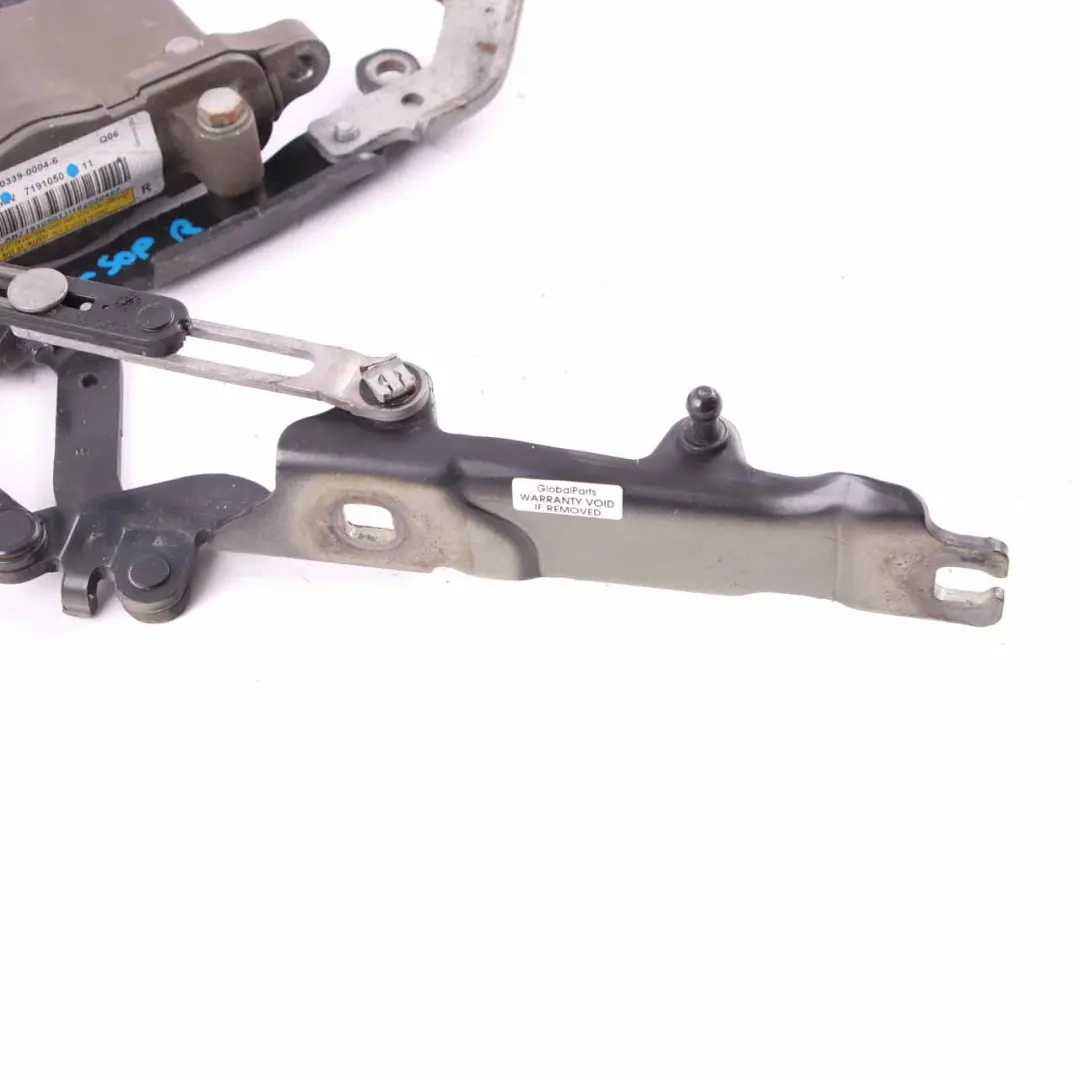 BMW F10 F11 Hood Hinge Right O/S Engine Bonnet Actuator Sophistograu Grey - A90 - SKU 7191050-SOP - Part number 7191050