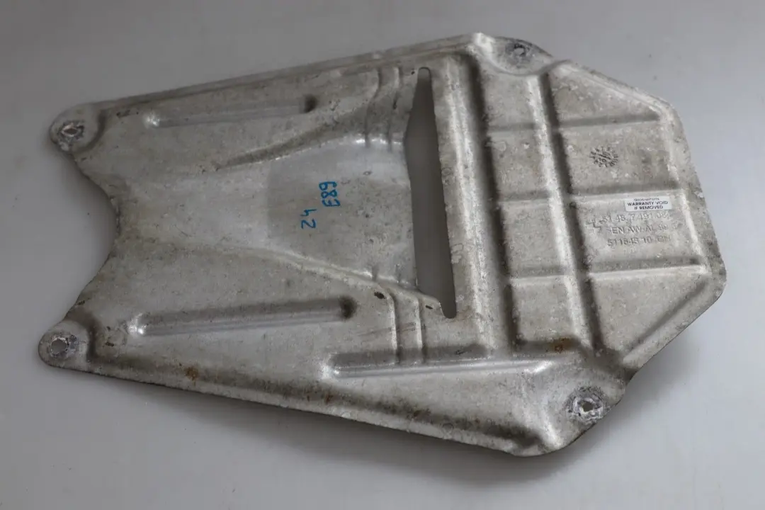 BMW Z4 Reihe E89 Wärmeschutzblech Schubstrebenabdeckung 5148 - SKU 7191084 - Teilenummer 7191084