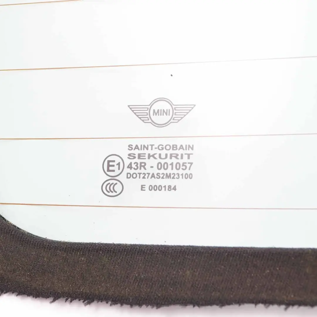 lunotto posteriore tetto apribile vetro AS2 per Mini Cooper R57 Cabrio con numero di parte 7191145 Mini Cooper R57 Cabrio lunotto posteriore tetto apribile vetro AS2 - SKU 7191145-5 - Numero di parte 7191145