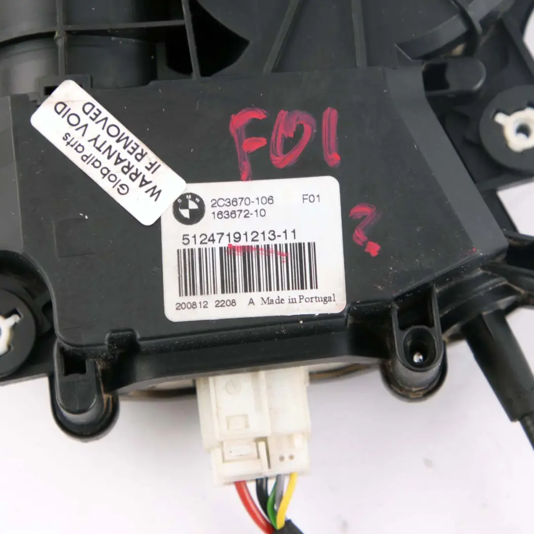 BMW 7 Series F01 F02 LCI Trunk Lid Power Lock Drive Motor - SKU 7191213 - Part number 7191213