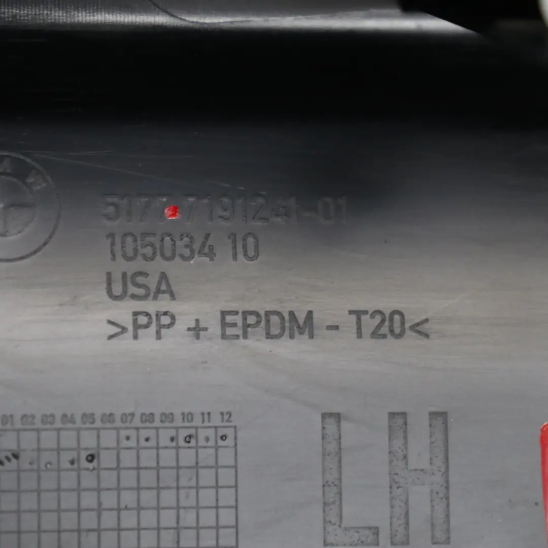 BMW X5 E70 Seitenschweller Tür links Schweller Leiste Abdeckung Platte - SKU 7191241 - Teilenummer 7191241