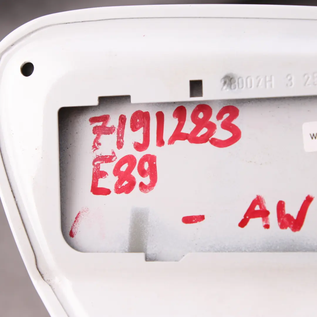 Klappen Abdeckung Alpinweiss Alpinweiss 300 für BMW Z4 E89 Tank mit Teilenummer 7191283 BMW Z4 E89 Tank Klappen Abdeckung Alpinweiss Alpinweiss 300 - SKU 7191283-AW - Teilenummer 7191283