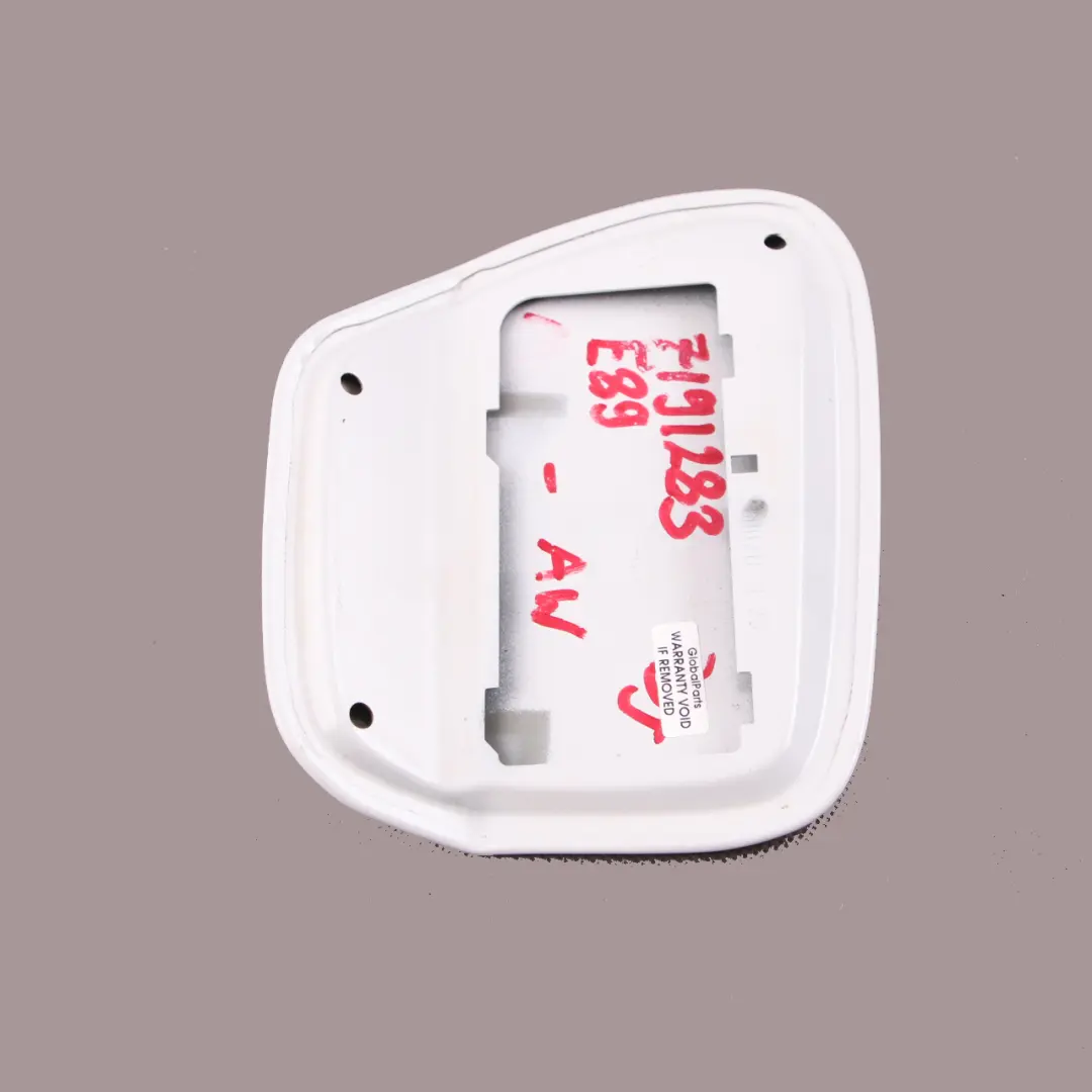 Tapa tapa de combustible BMW Z4 E89 Fill In Flap Cap Alpinweiss Alpine White 300 para con número de pieza 7191283 Tapa tapa de combustible BMW Z4 E89 Fill In Flap Cap Alpinweiss Alpine White 300 - SKU 7191283-AW - Número de pieza 7191283