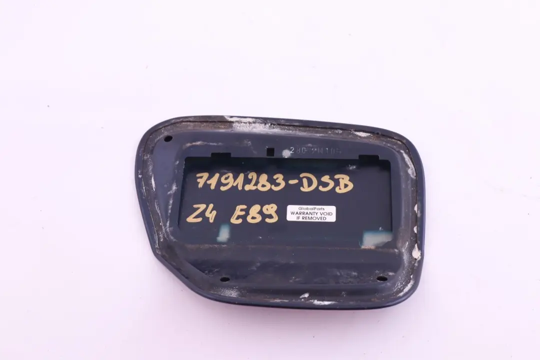 Panel Klapka Wlewu Paliwa Deep Sea Blue do BMW Z4 E89 o numerze 7191283 BMW Z4 E89 Panel Klapka Wlewu Paliwa Deep Sea Blue - SKU 7191283-DSB - Numer Części 7191283