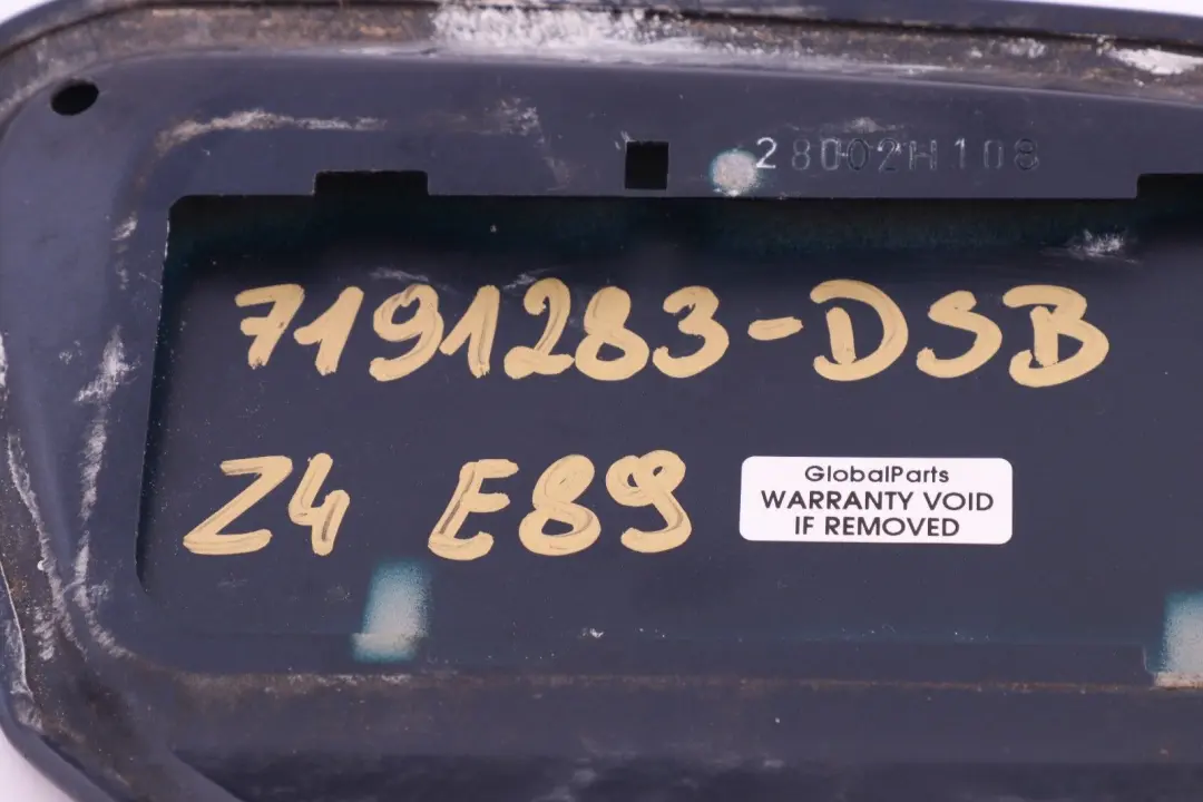 Fill In Flap Fuel Cover Tiefseeblau Deep Sea Blue to BMW Z4 Series E89 with Part number 7191283 BMW Z4 Series E89 Fill In Flap Fuel Cover Tiefseeblau Deep Sea Blue - SKU 7191283-DSB - Part number 7191283