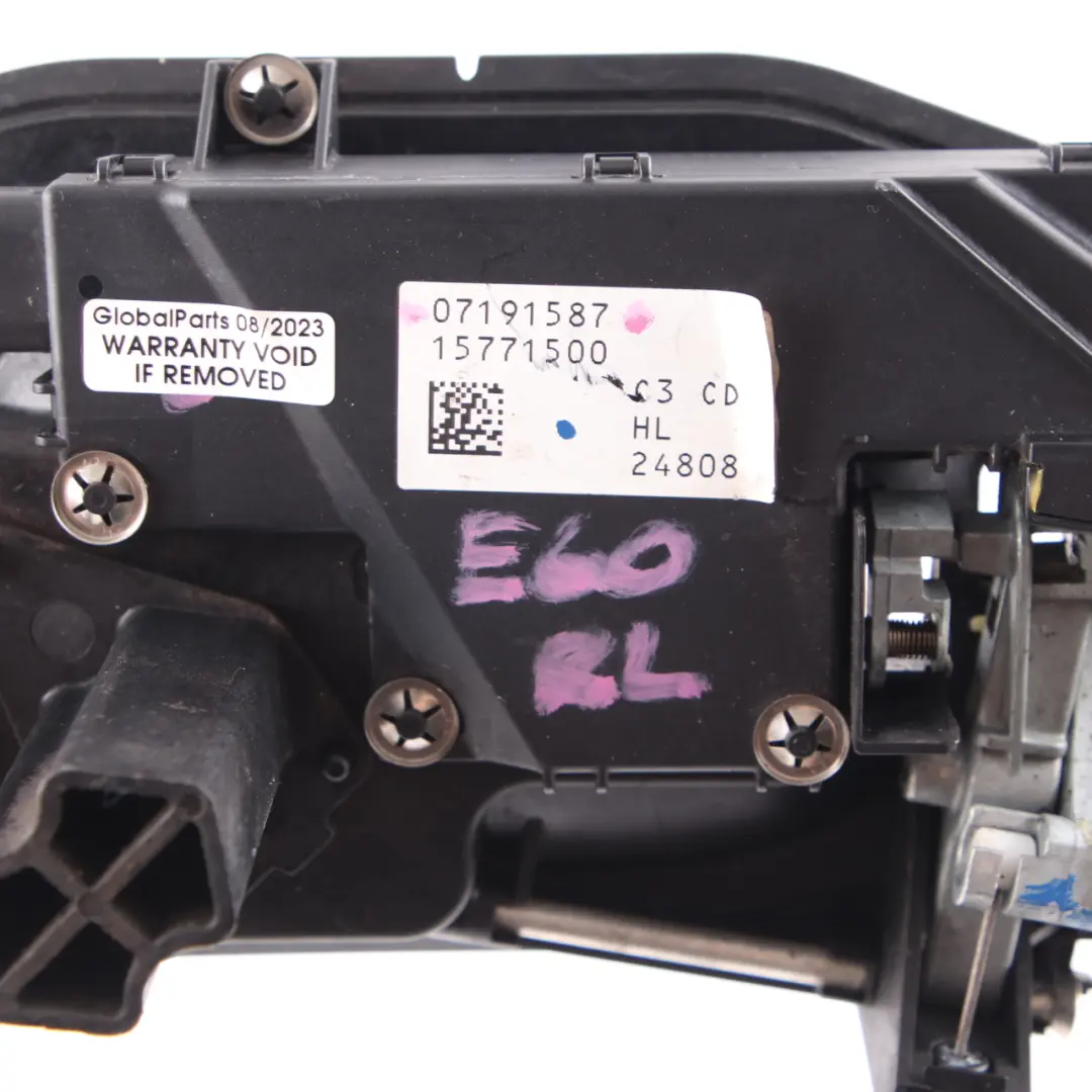 Handle Carrier BMW E60 E61 Door Rear Left N/S Support Mount to with Part number 7191587 Handle Carrier BMW E60 E61 Door Rear Left N/S Support Mount - SKU 7191587 - Part number 7191587