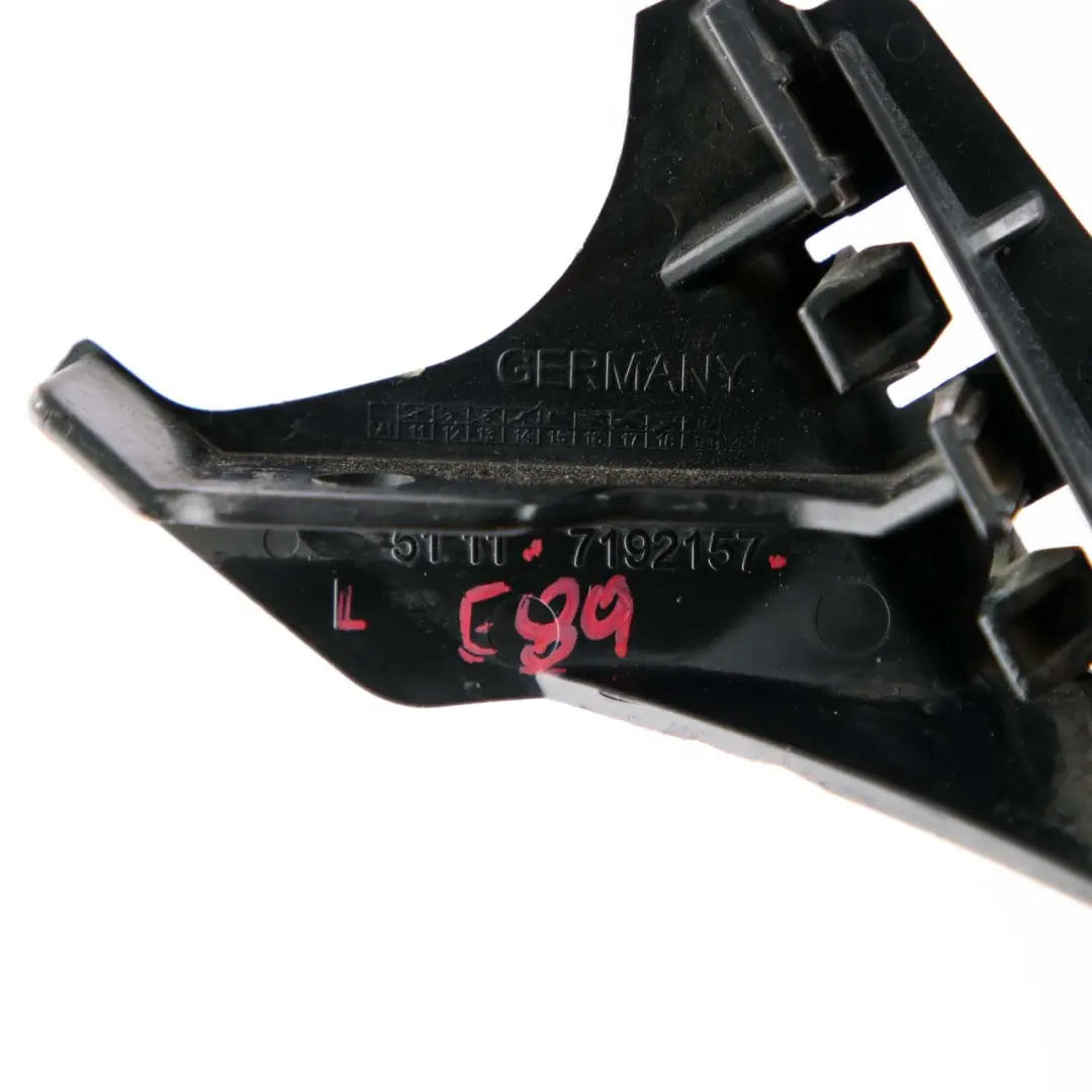 Front Bumper Mount BMW Z4 E89 Trim Bracket Mounting Holder Left N/S to with Part number 7192157 Front Bumper Mount BMW Z4 E89 Trim Bracket Mounting Holder Left N/S - SKU 7192157 - Part number 7192157