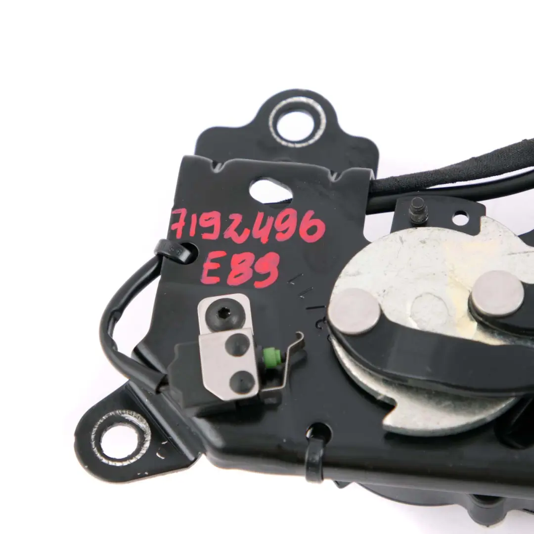 Descapotable Sistema de Bloqueo Mecanismo Capota Plegable para BMW Z4 E89 con número de pieza 7192496 BMW Z4 E89 Descapotable Sistema de Bloqueo Mecanismo Capota Plegable - SKU 7192496 - Número de pieza 7192496