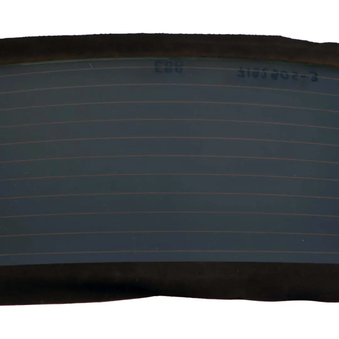 Window Glass Black Foil Tinted AS2 to BMW 1 Series E88 Convertible Cabrio Rear with Part number 7192905 BMW 1 Series E88 Convertible Cabrio Rear Window Glass Black Foil Tinted AS2 - SKU 7192905-3 - Part number 7192905