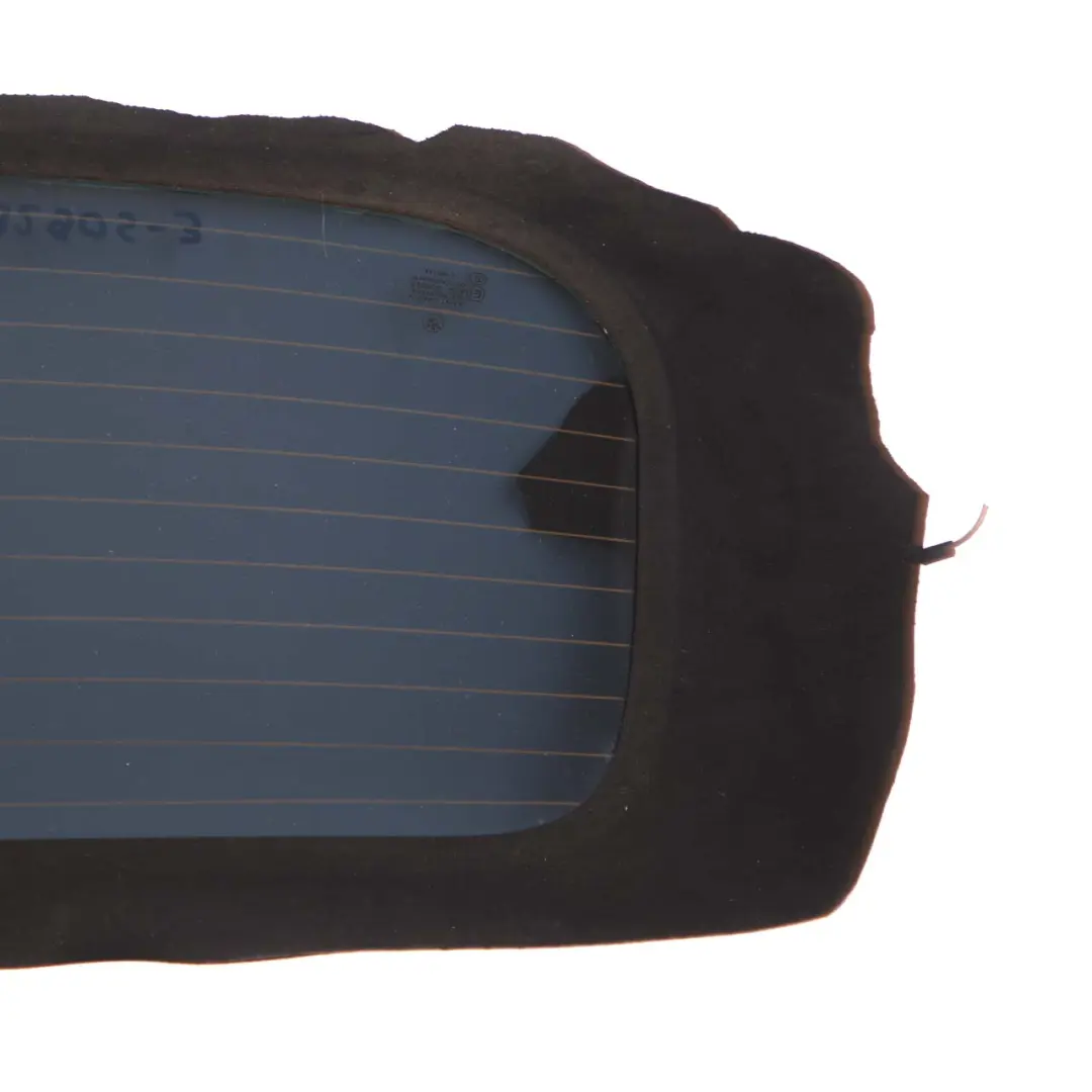 Window Glass Black Foil Tinted AS2 to BMW 1 Series E88 Convertible Cabrio Rear with Part number 7192905 BMW 1 Series E88 Convertible Cabrio Rear Window Glass Black Foil Tinted AS2 - SKU 7192905-3 - Part number 7192905