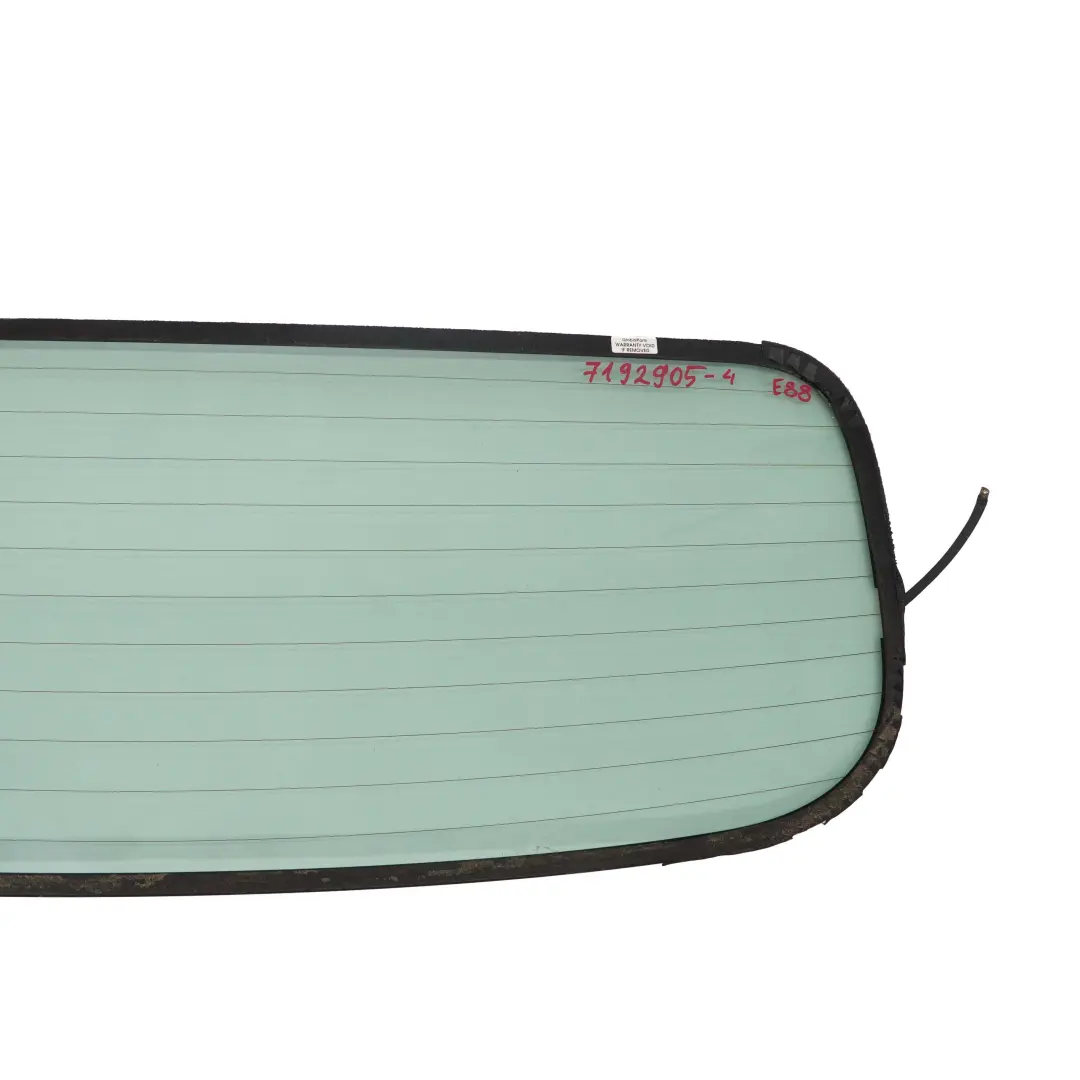 BMW E88 Cabrio Szyba Dachu Składanego Tylna AS2 - SKU 7192905-4 - Numer Części 7192905