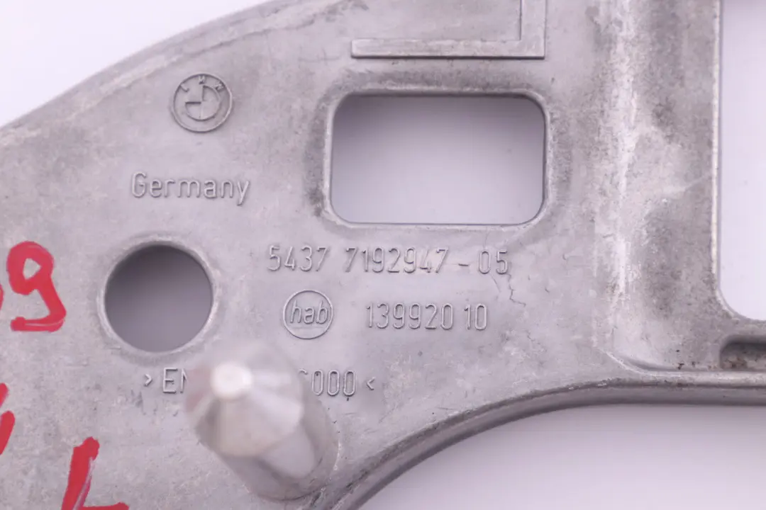 Soporte Consola Principal Techo Corredizo Izquierda para BMW E89 Roadster con número de pieza 71929487 BMW E89 Roadster Soporte Consola Principal Techo Corredizo Izquierda - SKU 7192947 - Número de pieza 71929487